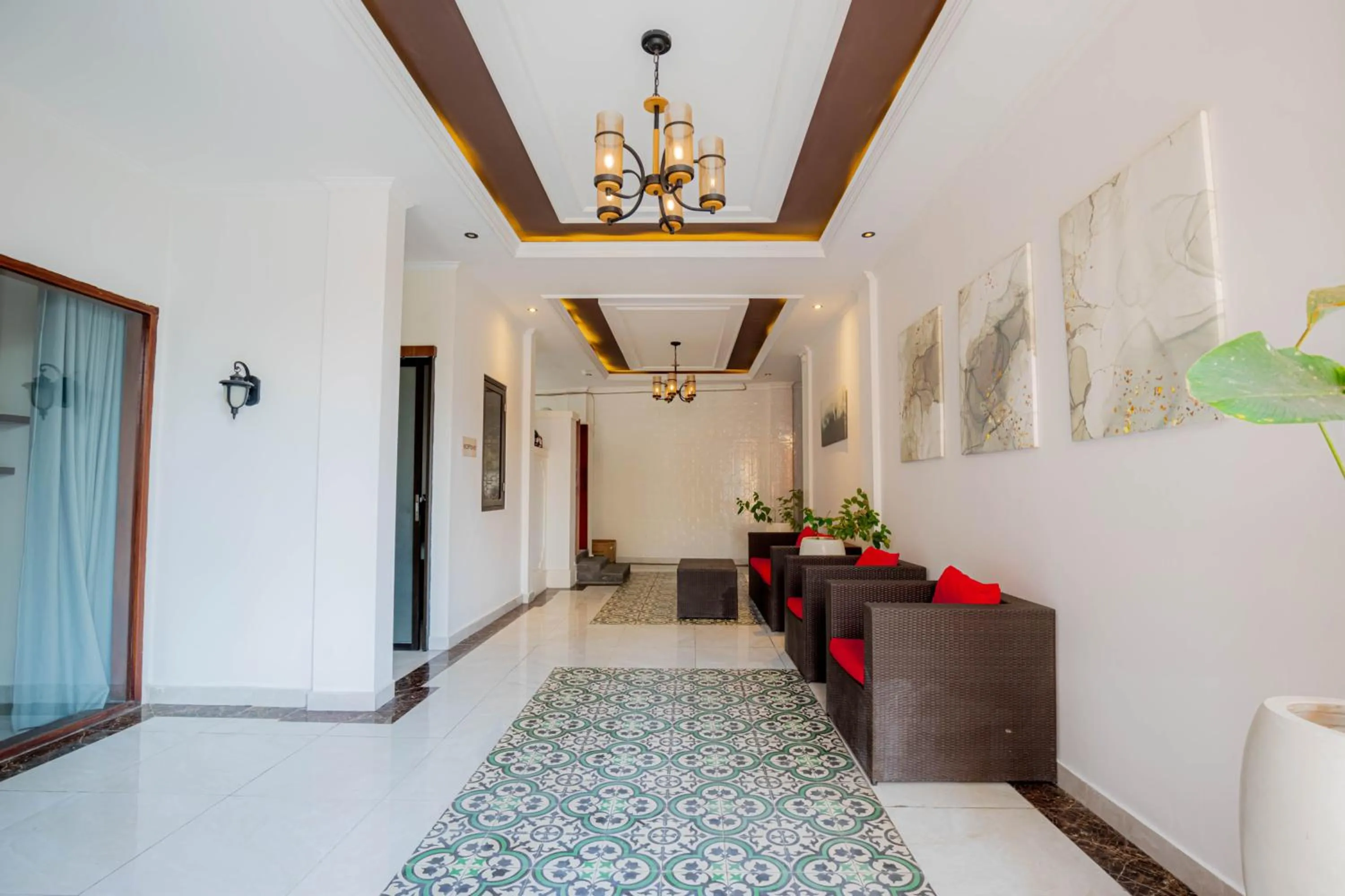 Lobby or reception in Sedana Cottage