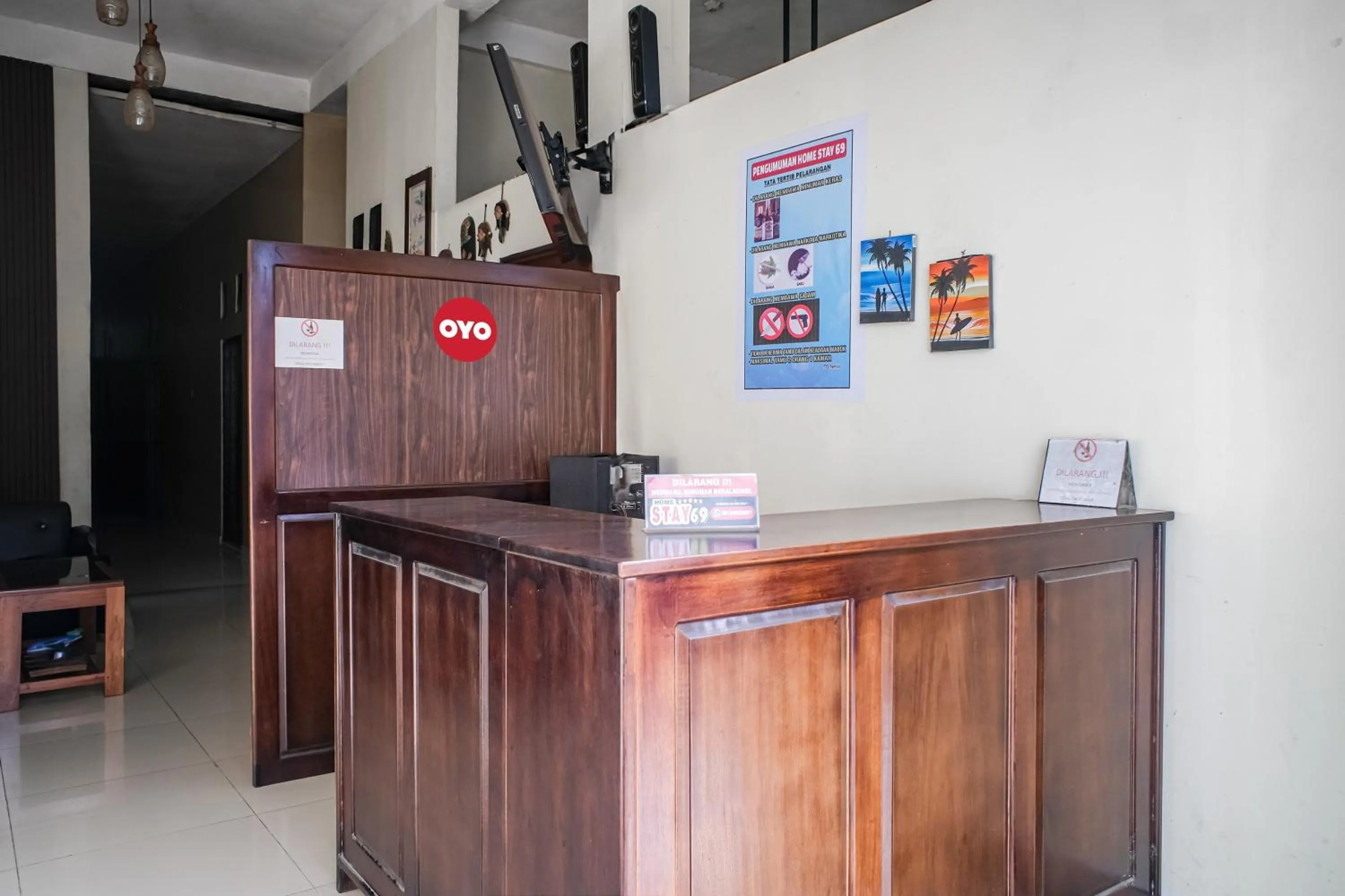 Lobby or reception in OYO 93332 Kharis Home Stay