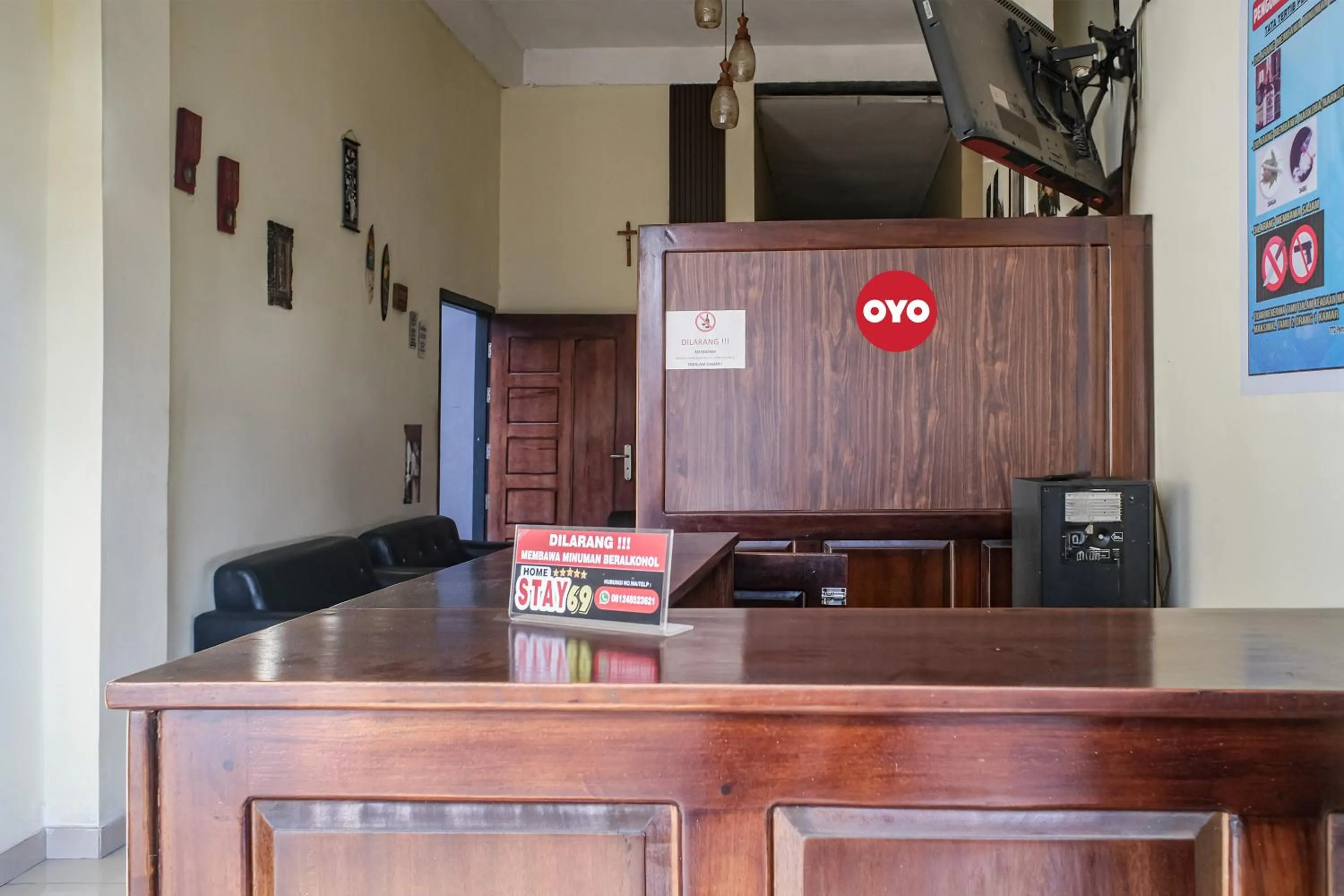 Lobby or reception in OYO 93332 Kharis Home Stay