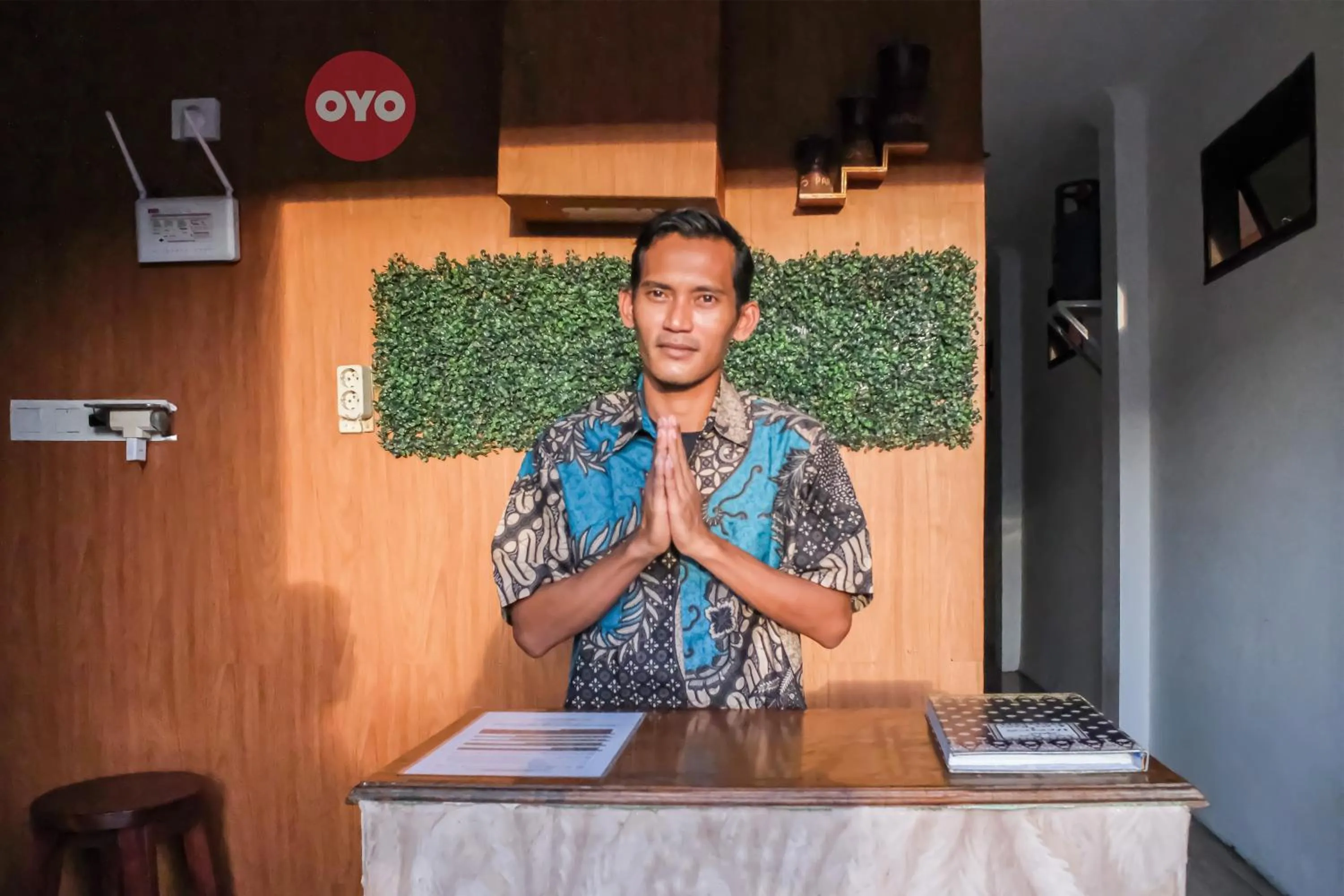 Lobby or reception in OYO 93333 Rama Home Stay