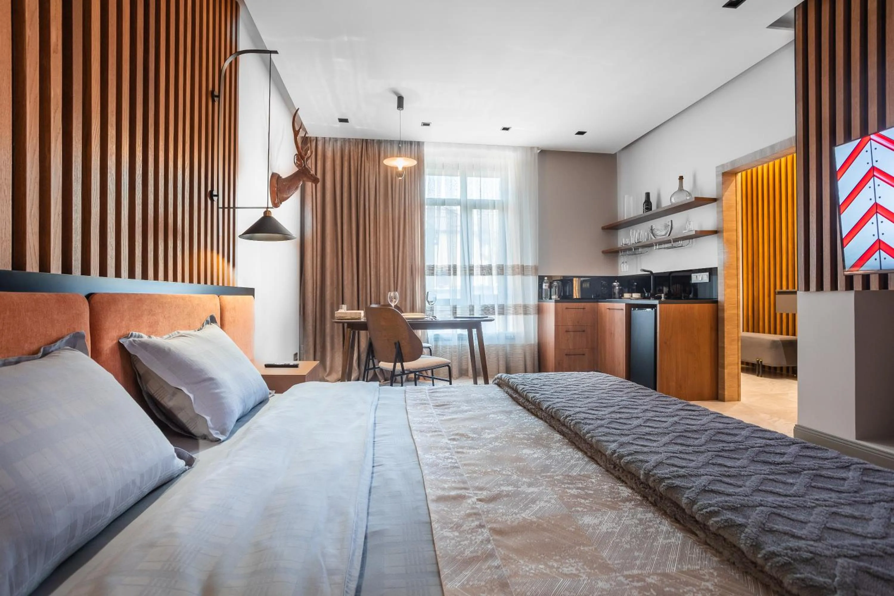 Bed in Apart Hotel Colibri