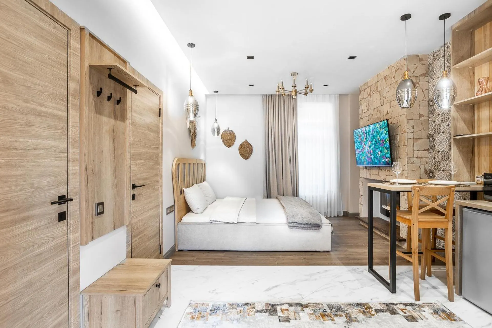 Bed in Apart Hotel Colibri