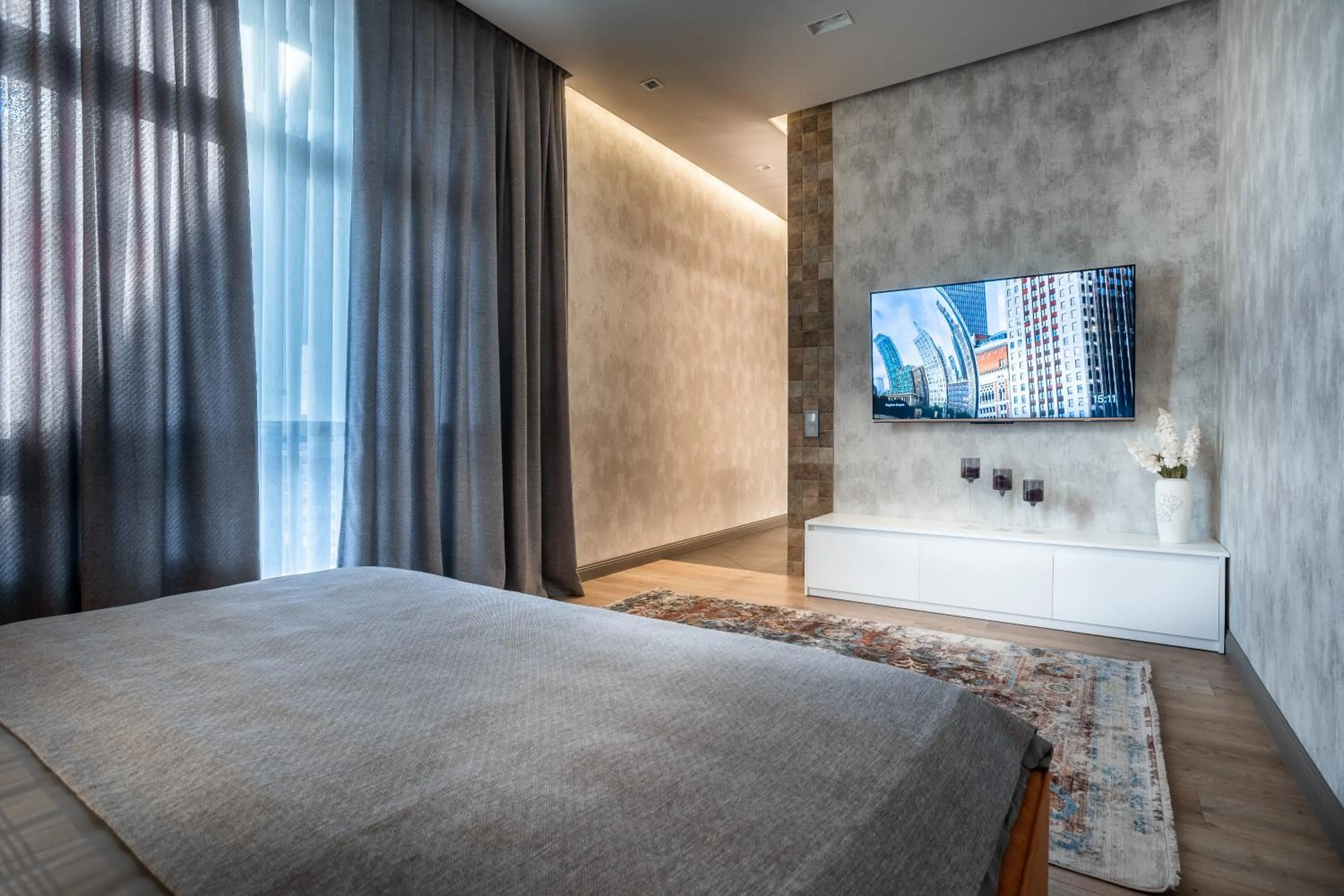 Bed in Apart Hotel Colibri