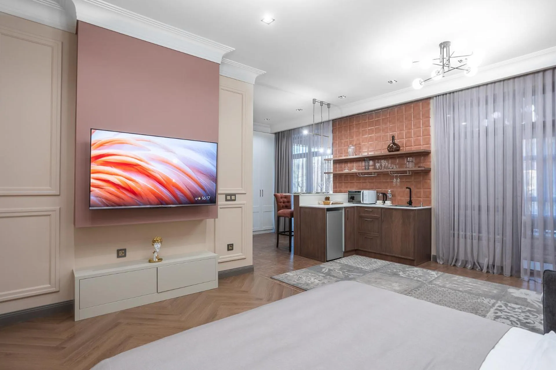 Bed in Apart Hotel Colibri