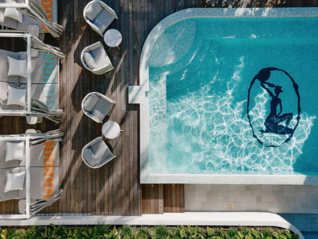 Swimming pool in Basq House