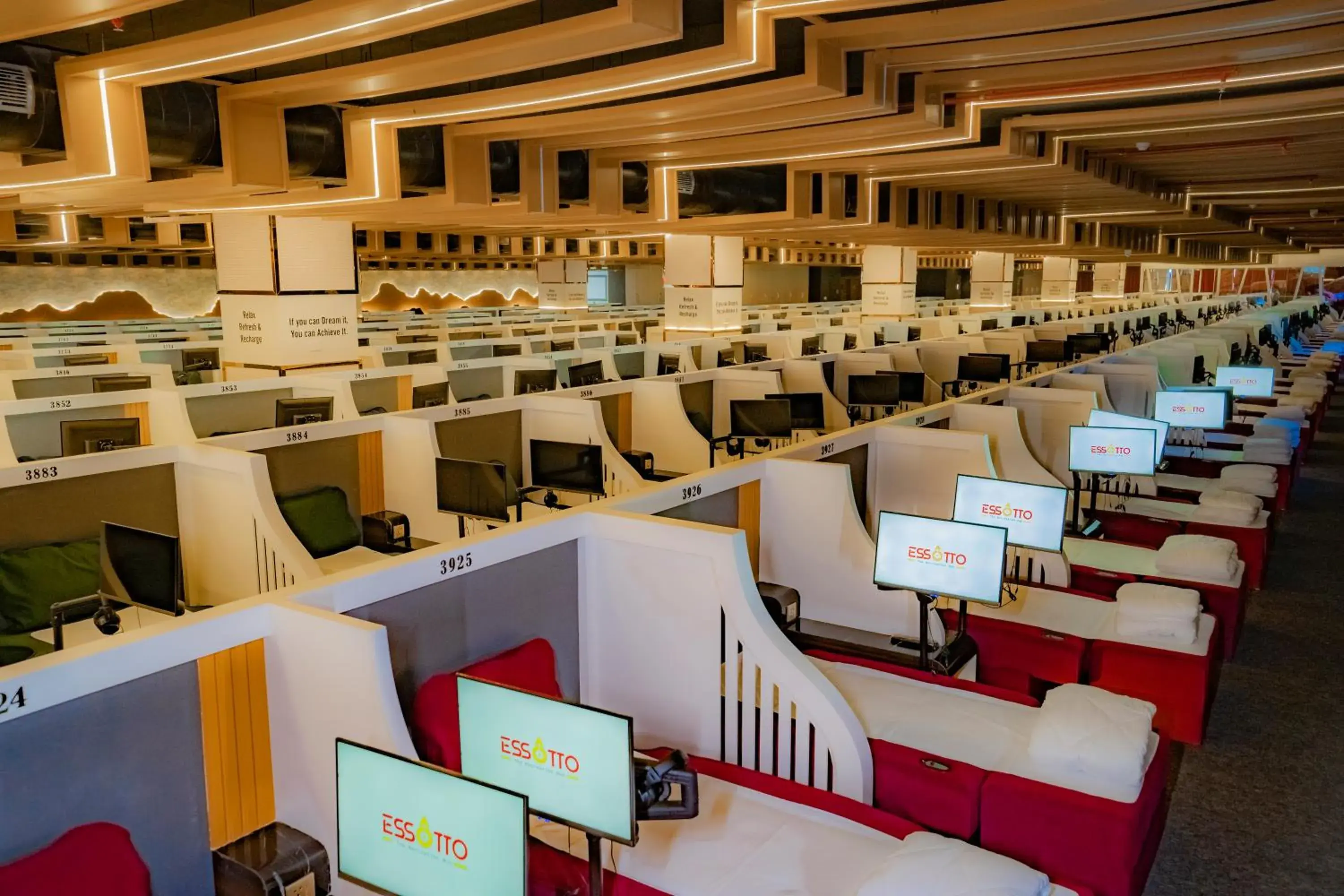 Executive Pod Open Bed - single occupancy in Essotto Recreation Hub Executive Pod Open Bed - single occupancy in Essotto Recreation Hub