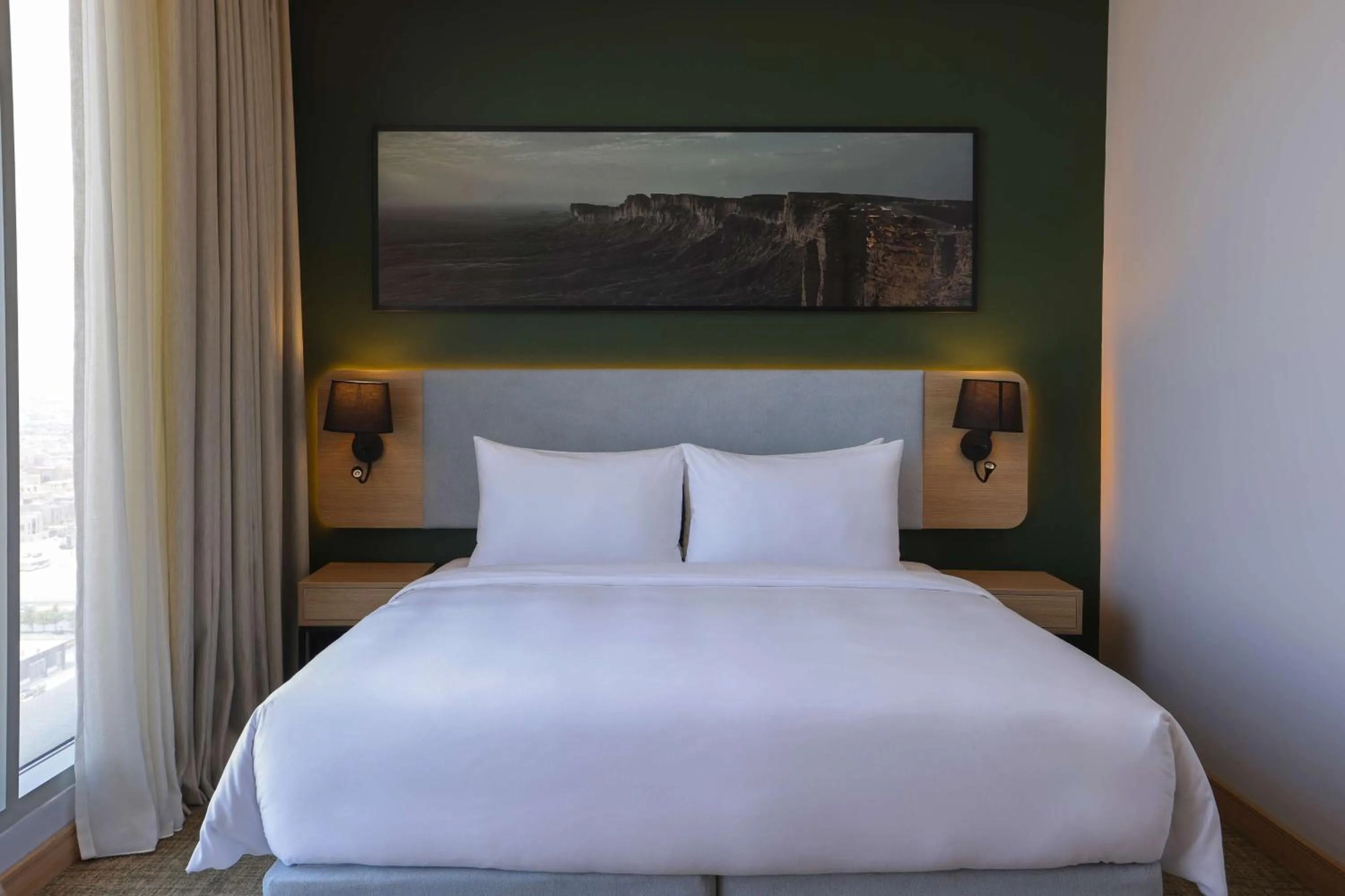 Bedroom, Bed in Radisson Hotel & Residence Riyadh Olaya