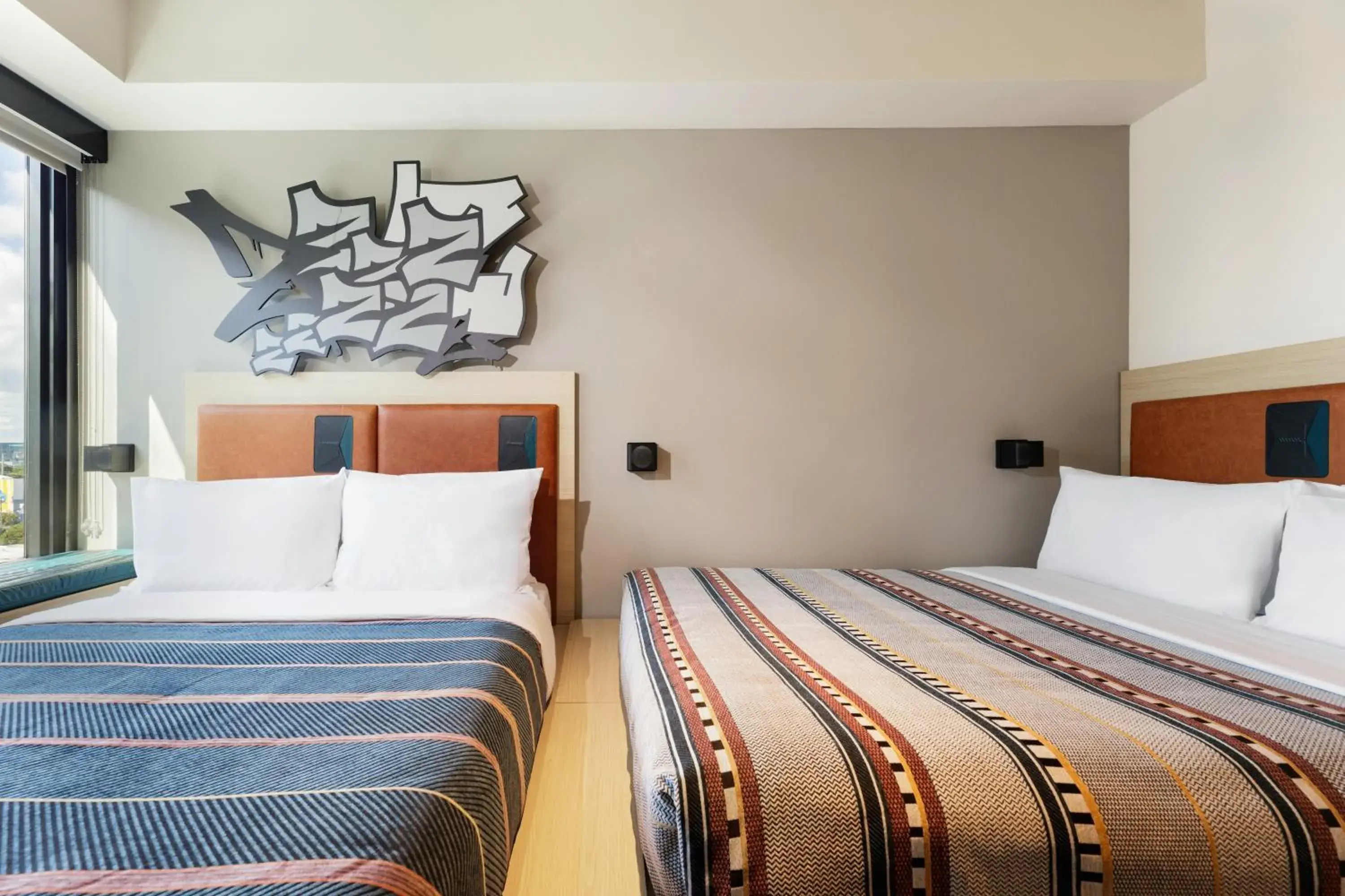 MIA Playground Queen Room - Hearing Accessible in Moxy Miami Wynwood MIA Playground Queen Room - Hearing Accessible in Moxy Miami Wynwood