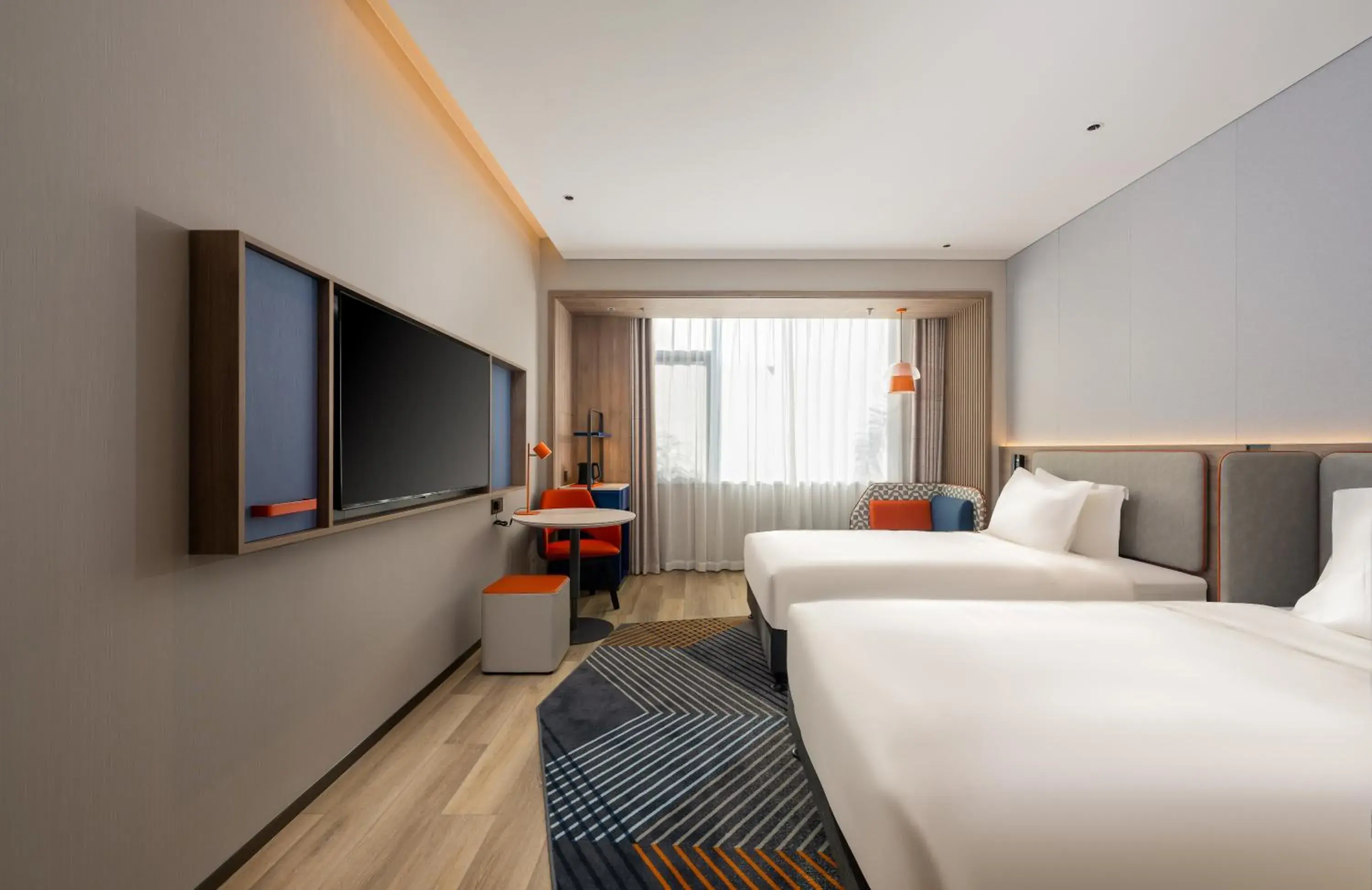 Standard Twin Room in Holiday Inn Express Yuhuan Wetland Park by IHG Standard Twin Room in Holiday Inn Express Yuhuan Wetland Park by IHG