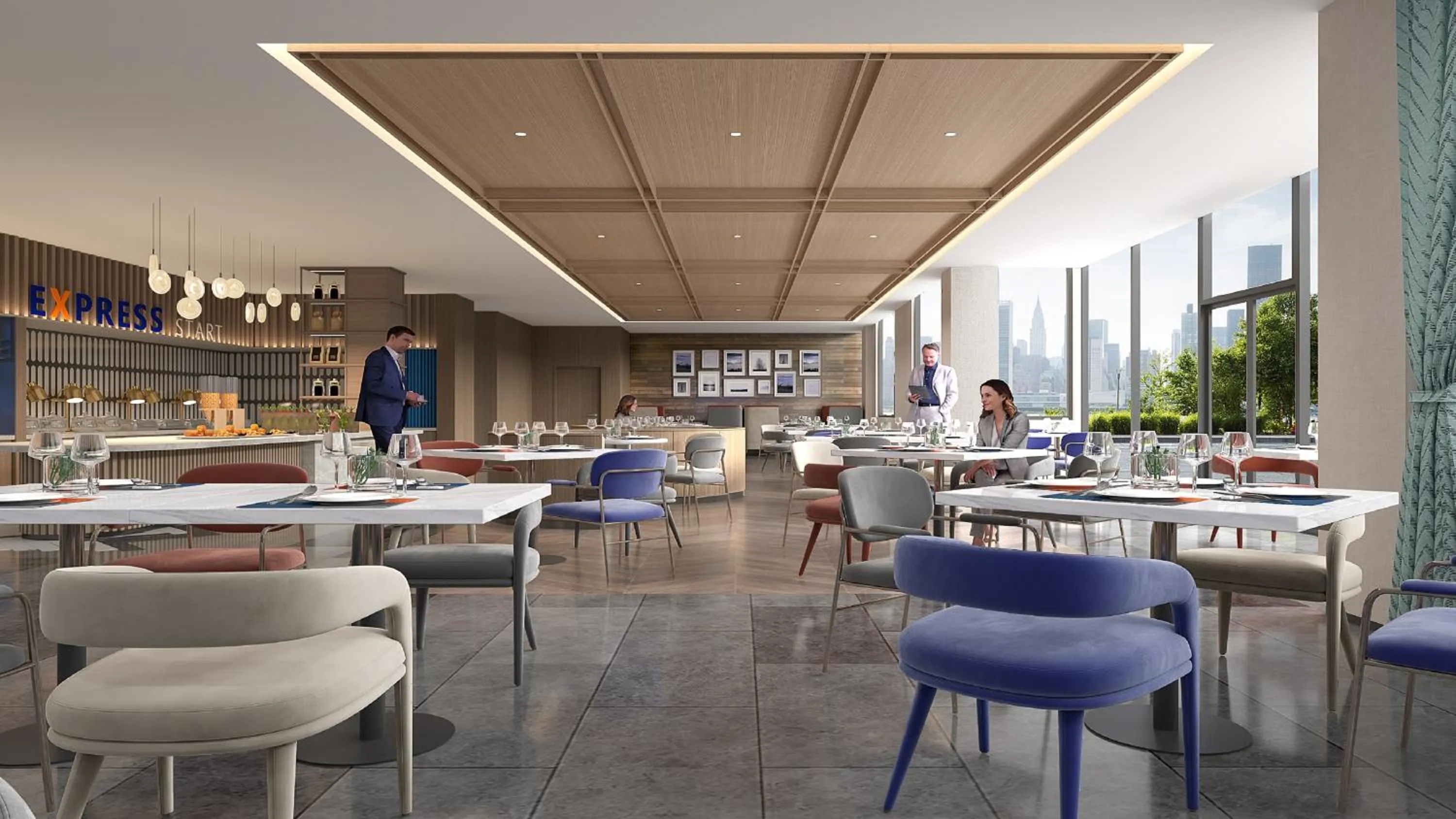 Restaurant/places to eat in Holiday Inn Express Yuhuan Wetland Park by IHG