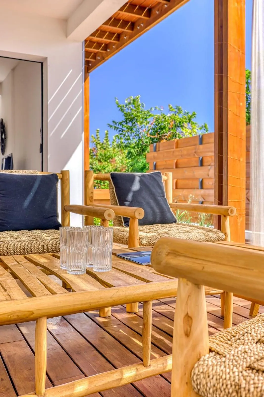 Patio in Le Moma by the ocean