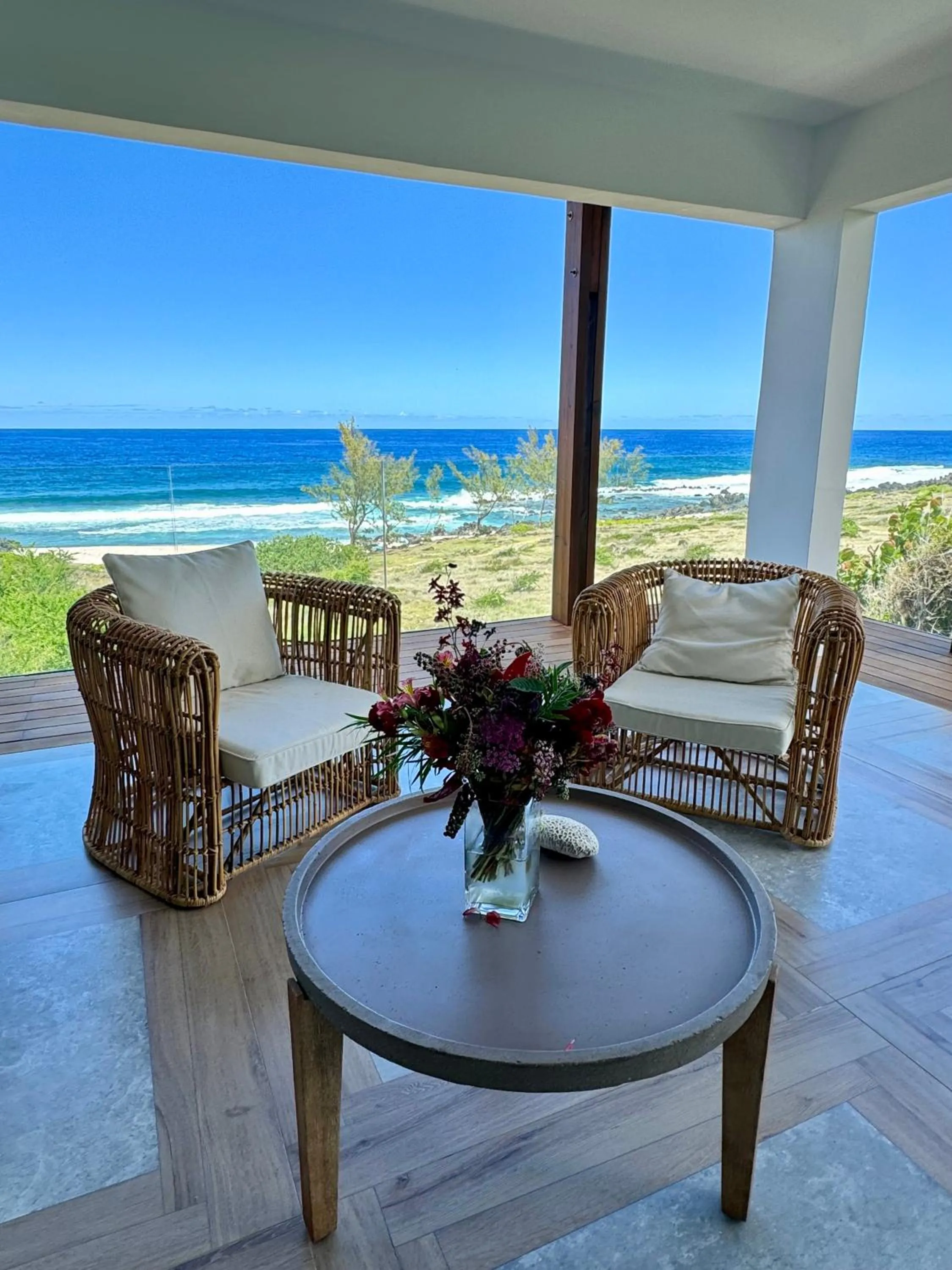 Patio in Le Moma by the ocean
