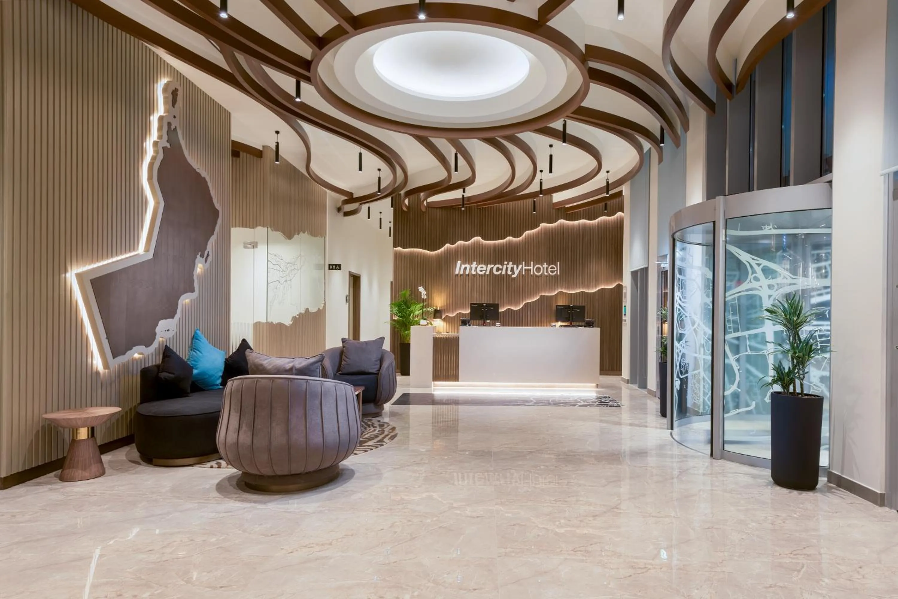 Lobby or reception in IntercityHotel Bawshar Muscat