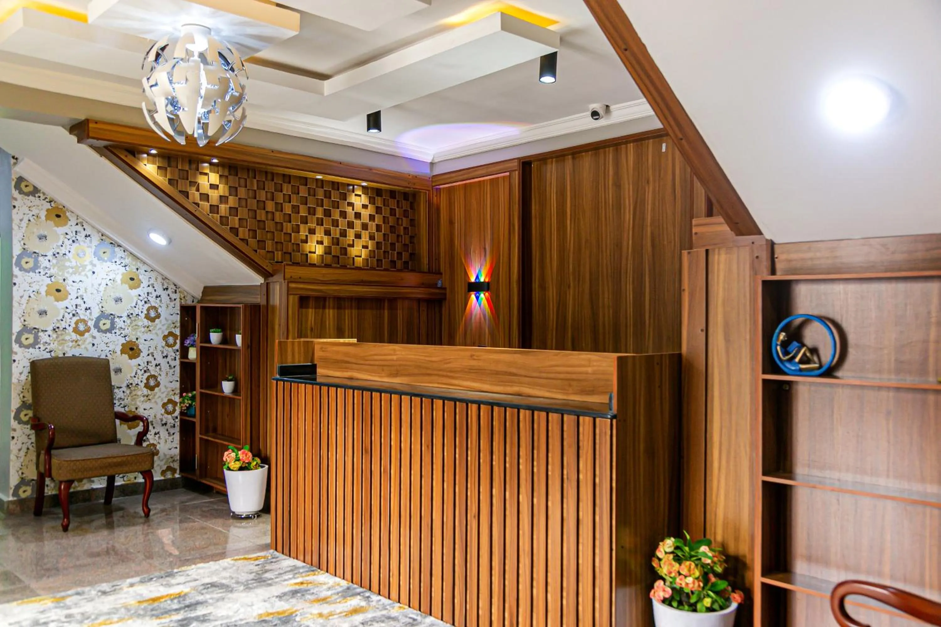 Lobby or reception in Fragrance Apartments and Suites