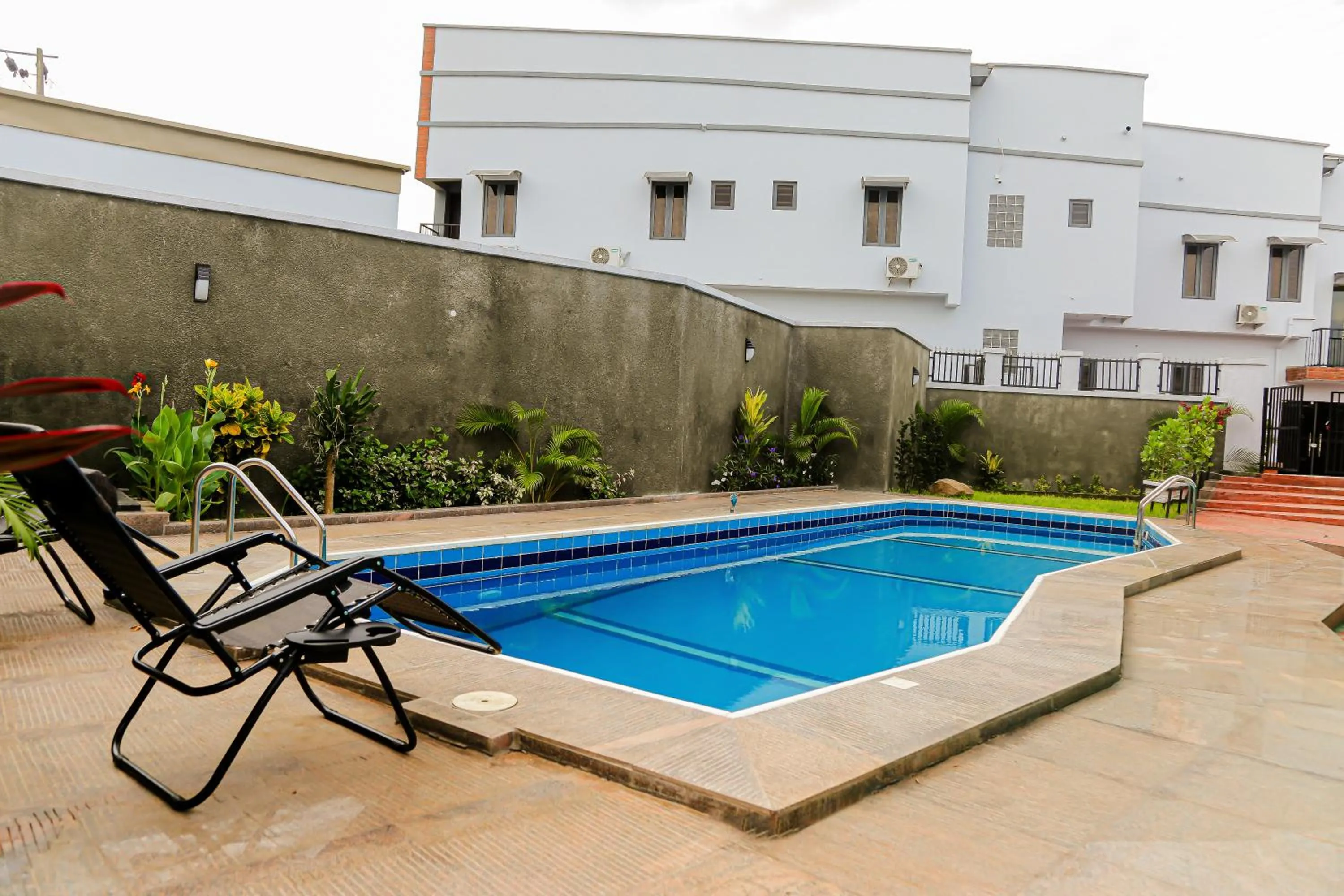 Swimming pool in Fragrance Apartments and Suites