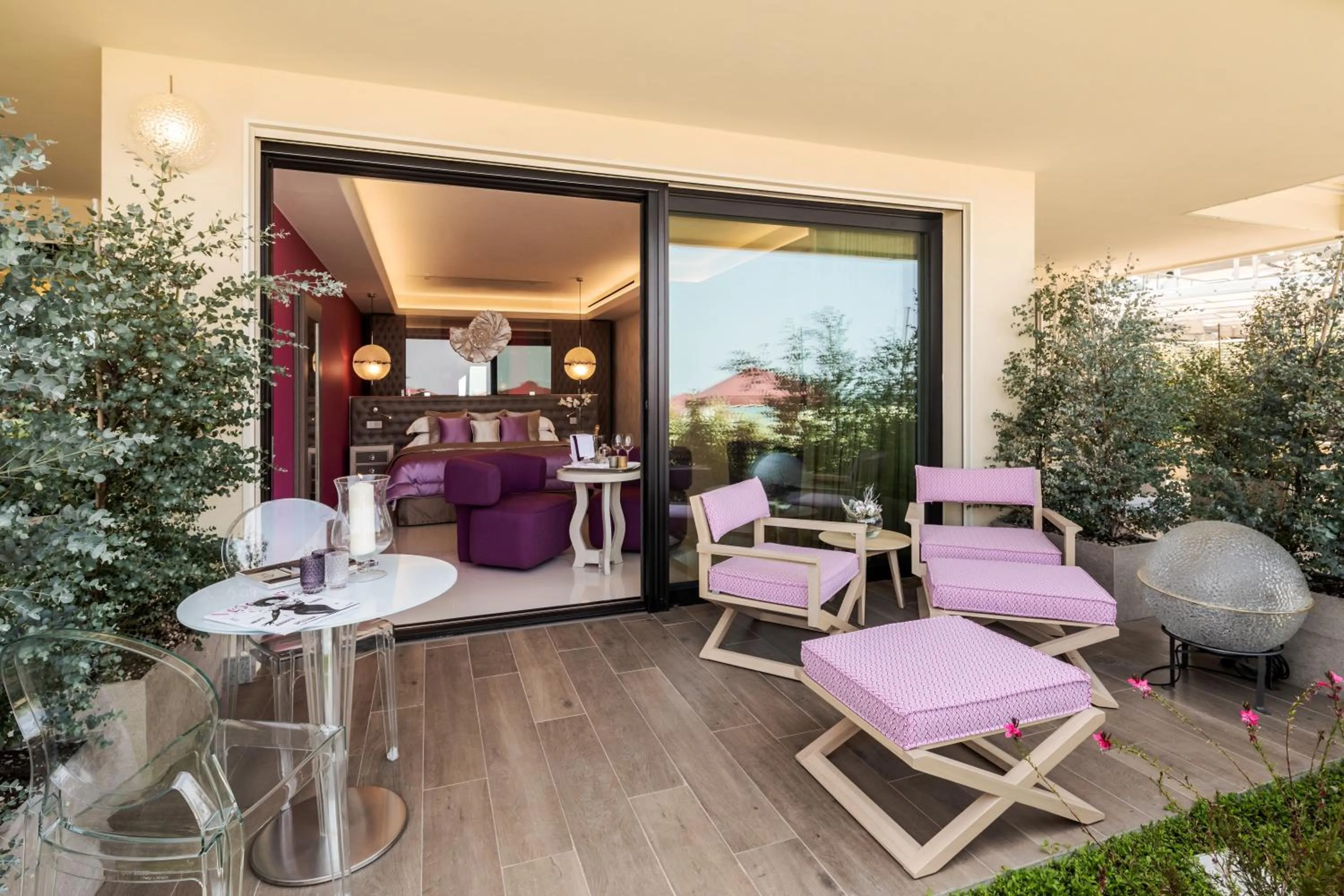 Patio in Cala Beach Resort