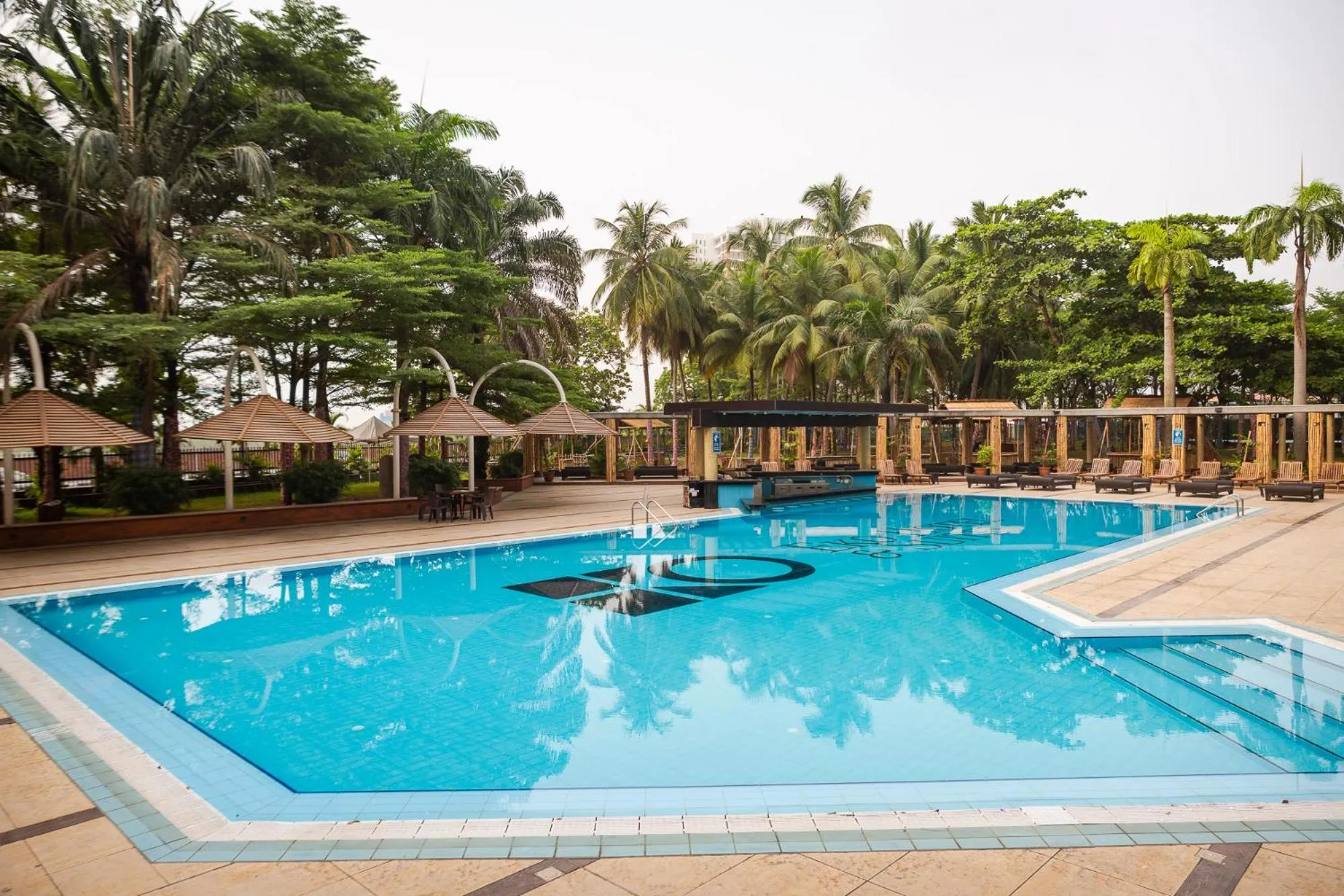 Pool view in Eko Hotel Suites