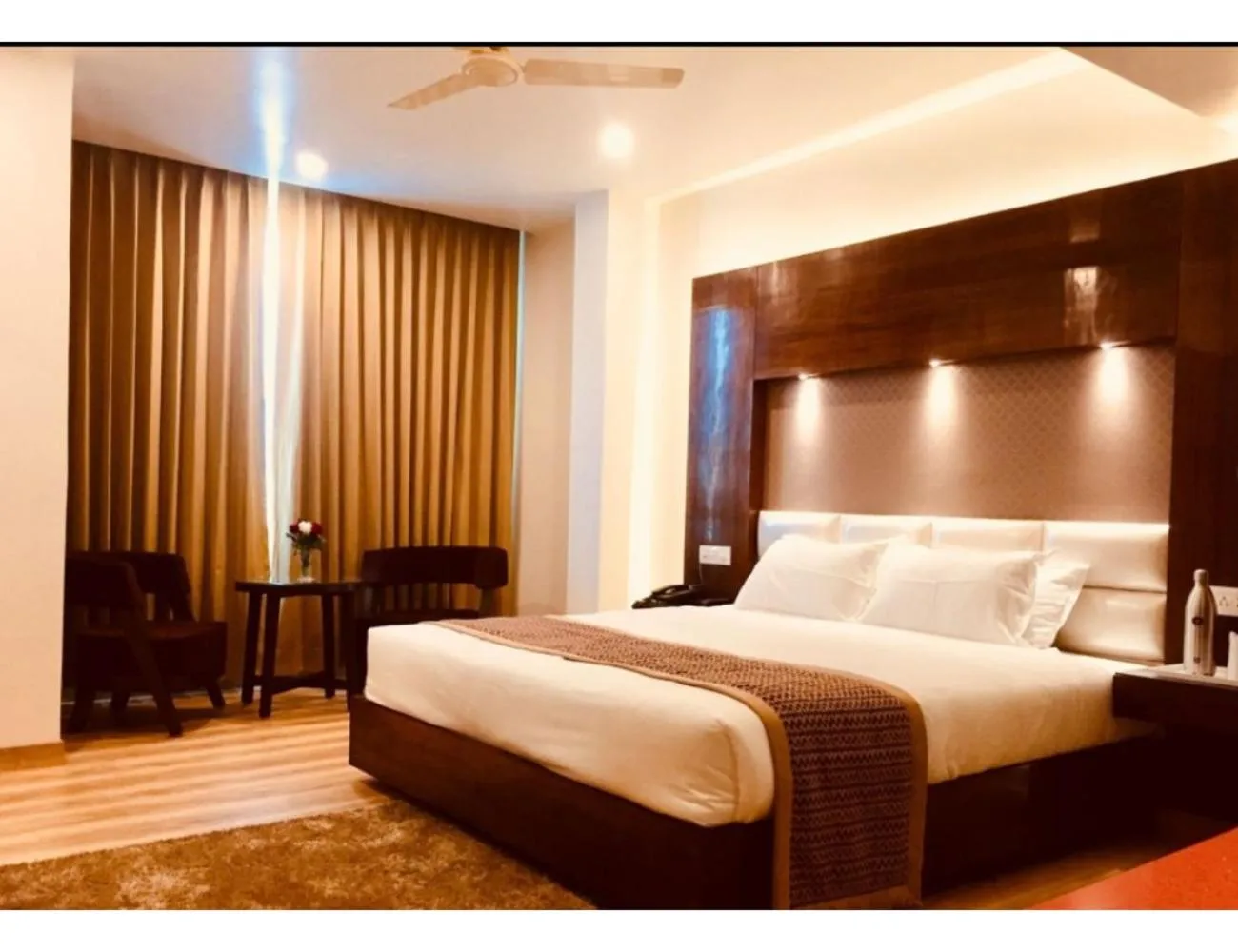 Bed in AMR Hotel, Katra