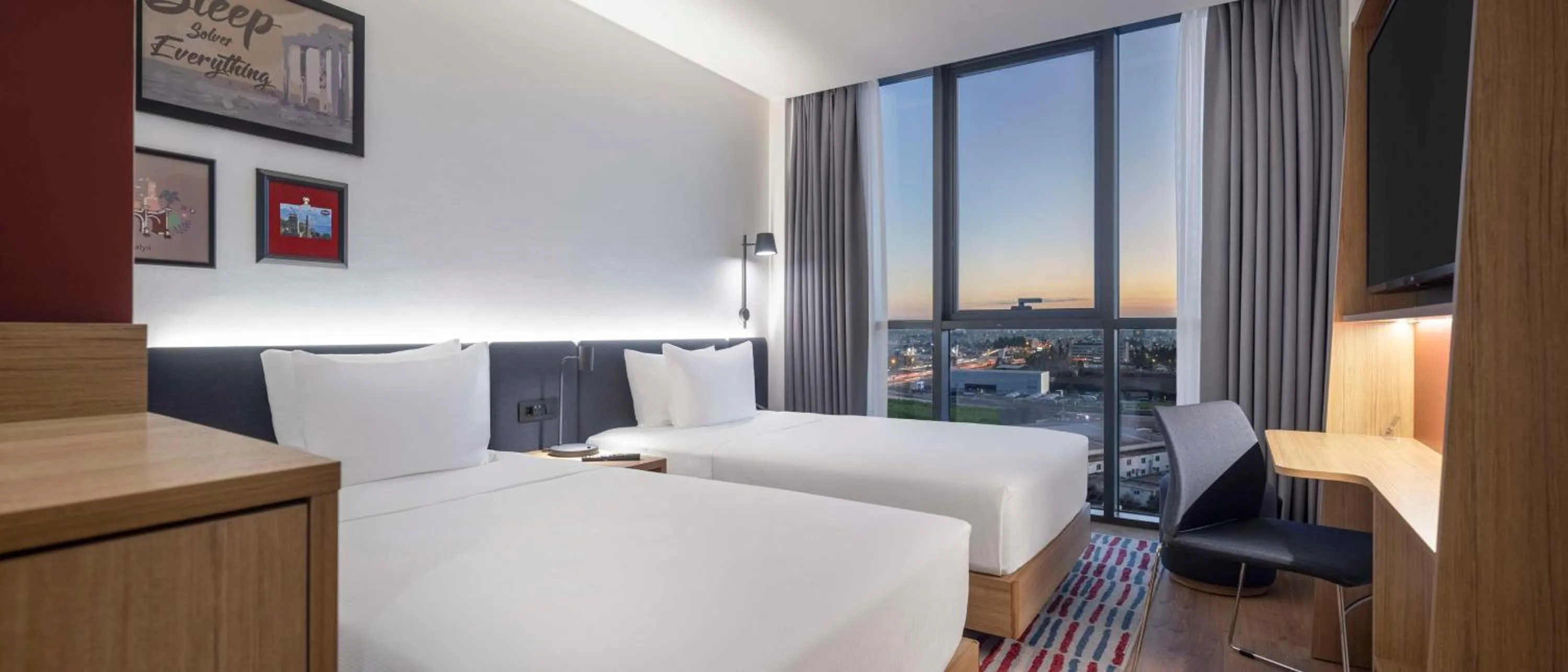 Bed in Hampton by Hilton Antalya Airport