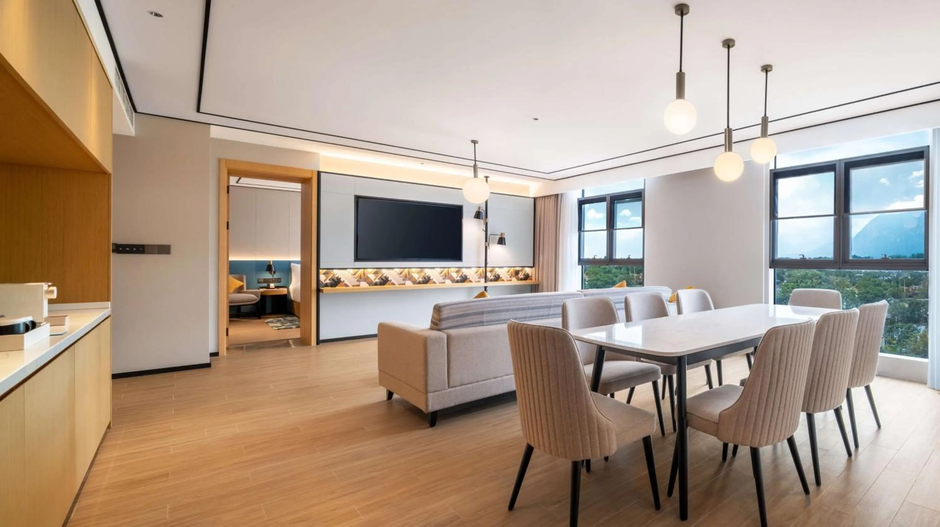 Living room in Hilton Garden Inn Kunming Dianchi