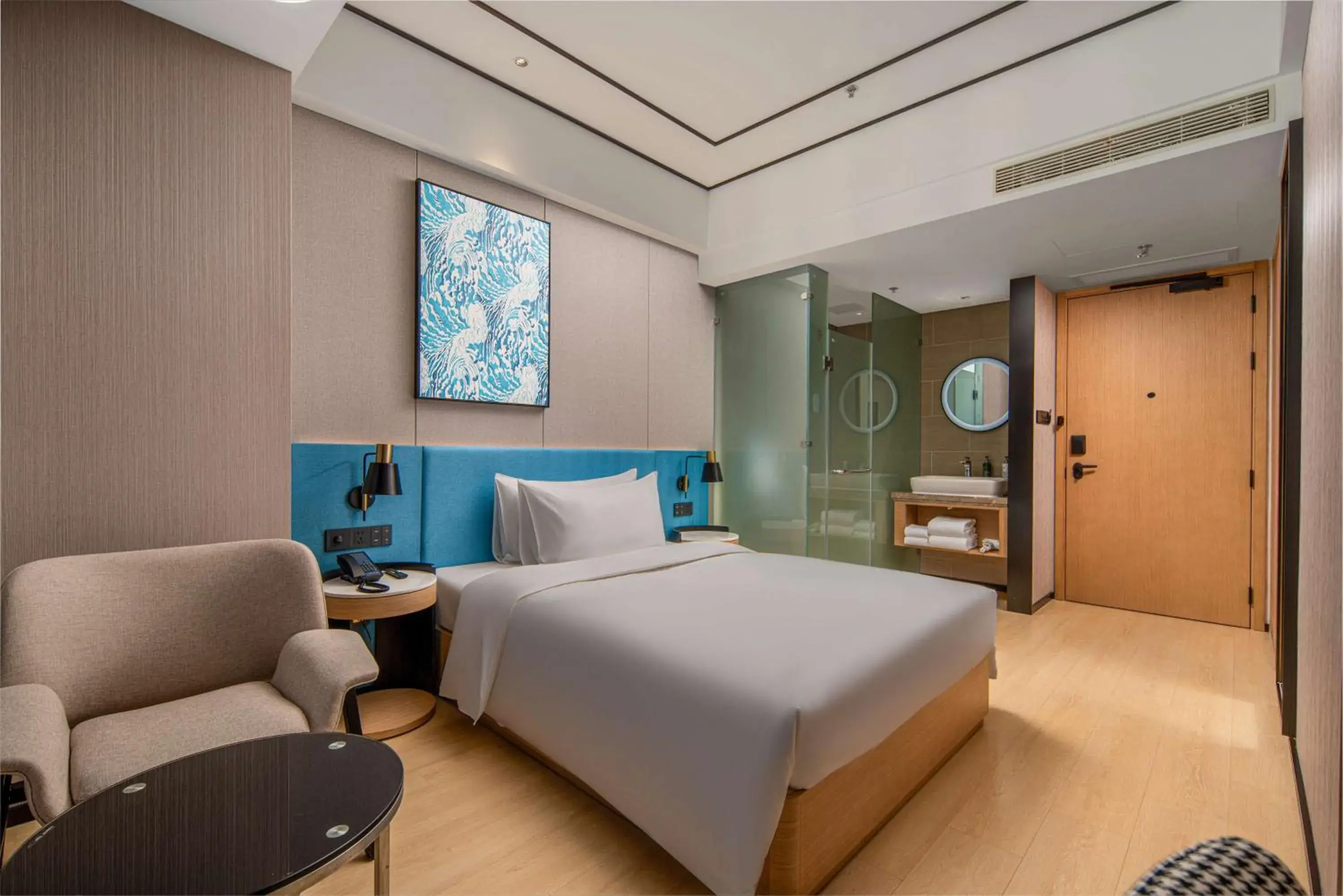King Room in Hilton Garden Inn Nantong Haohe Scenic Area King Room in Hilton Garden Inn Nantong Haohe Scenic Area