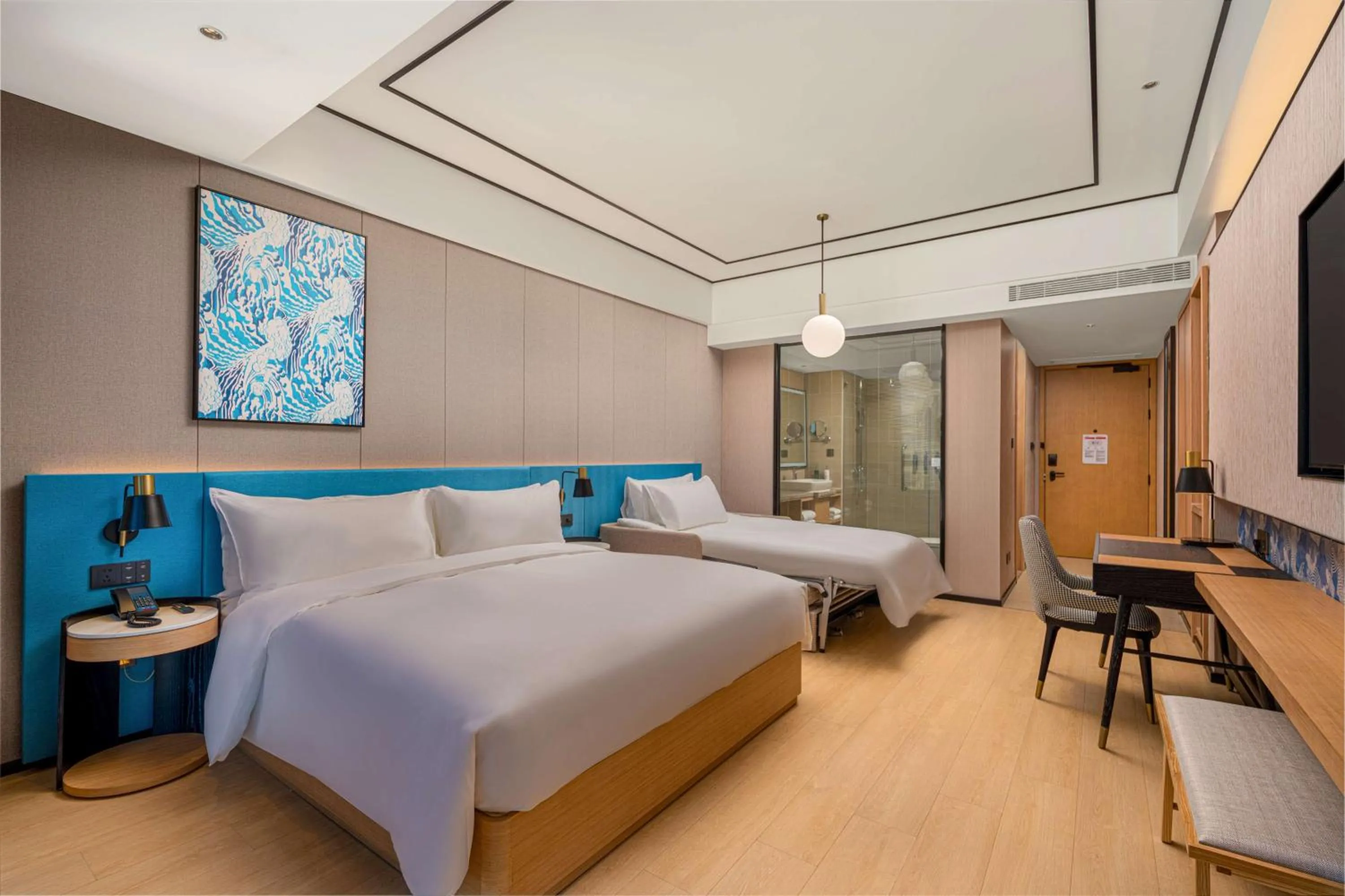 Bed in Hilton Garden Inn Nantong Haohe Scenic Area