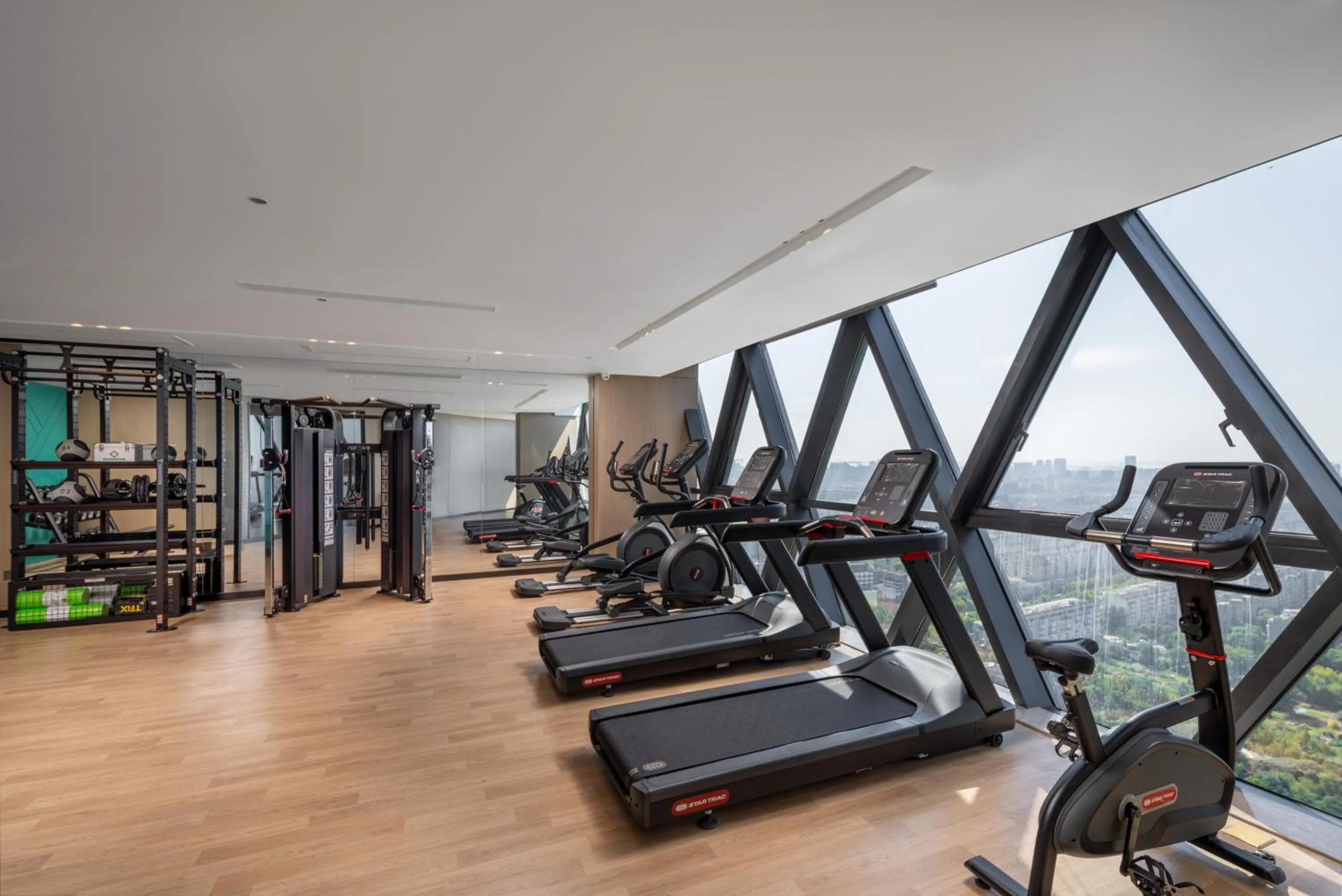 Fitness centre/facilities in Hilton Garden Inn Nantong Haohe Scenic Area