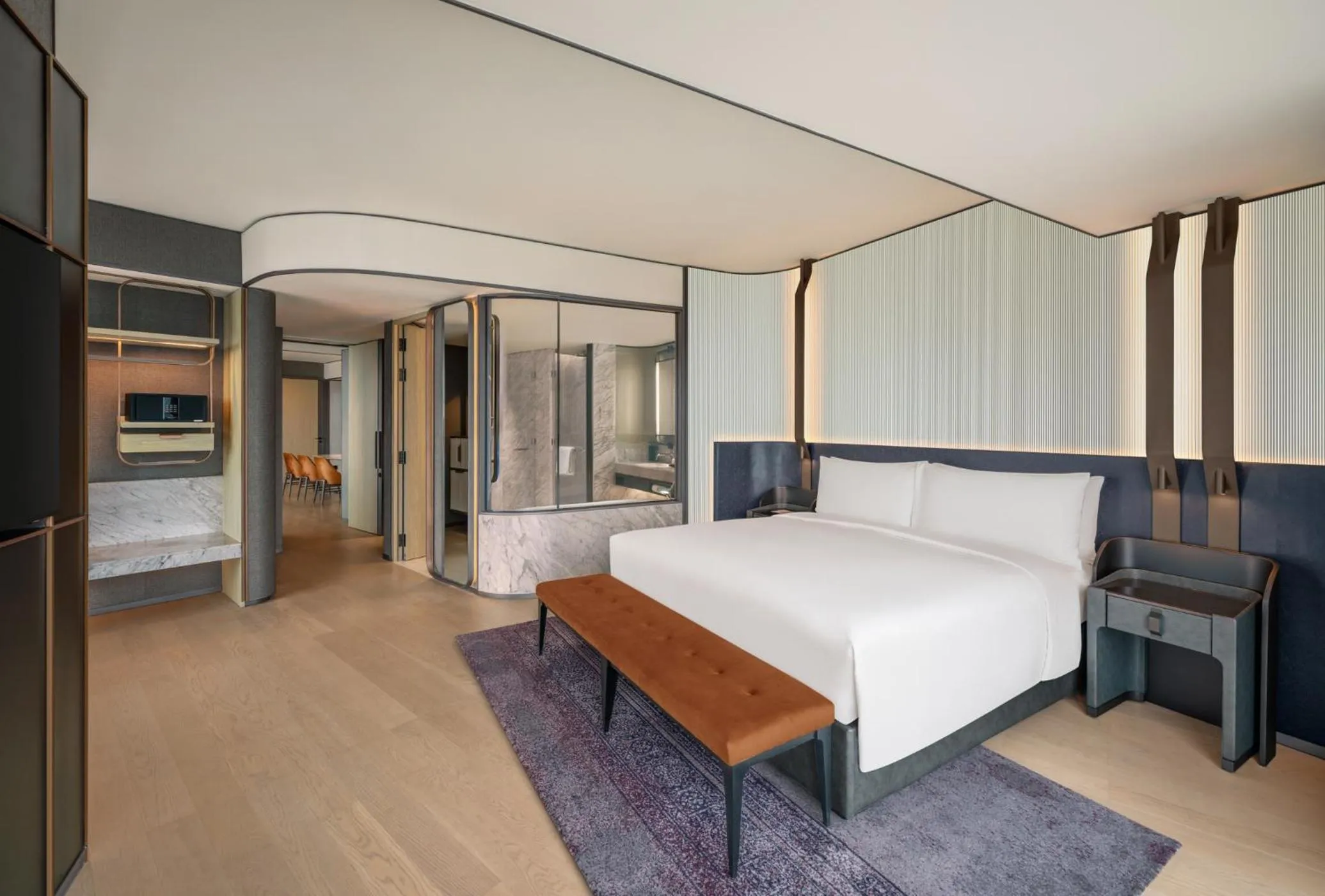 Bed in Hilton Saigon