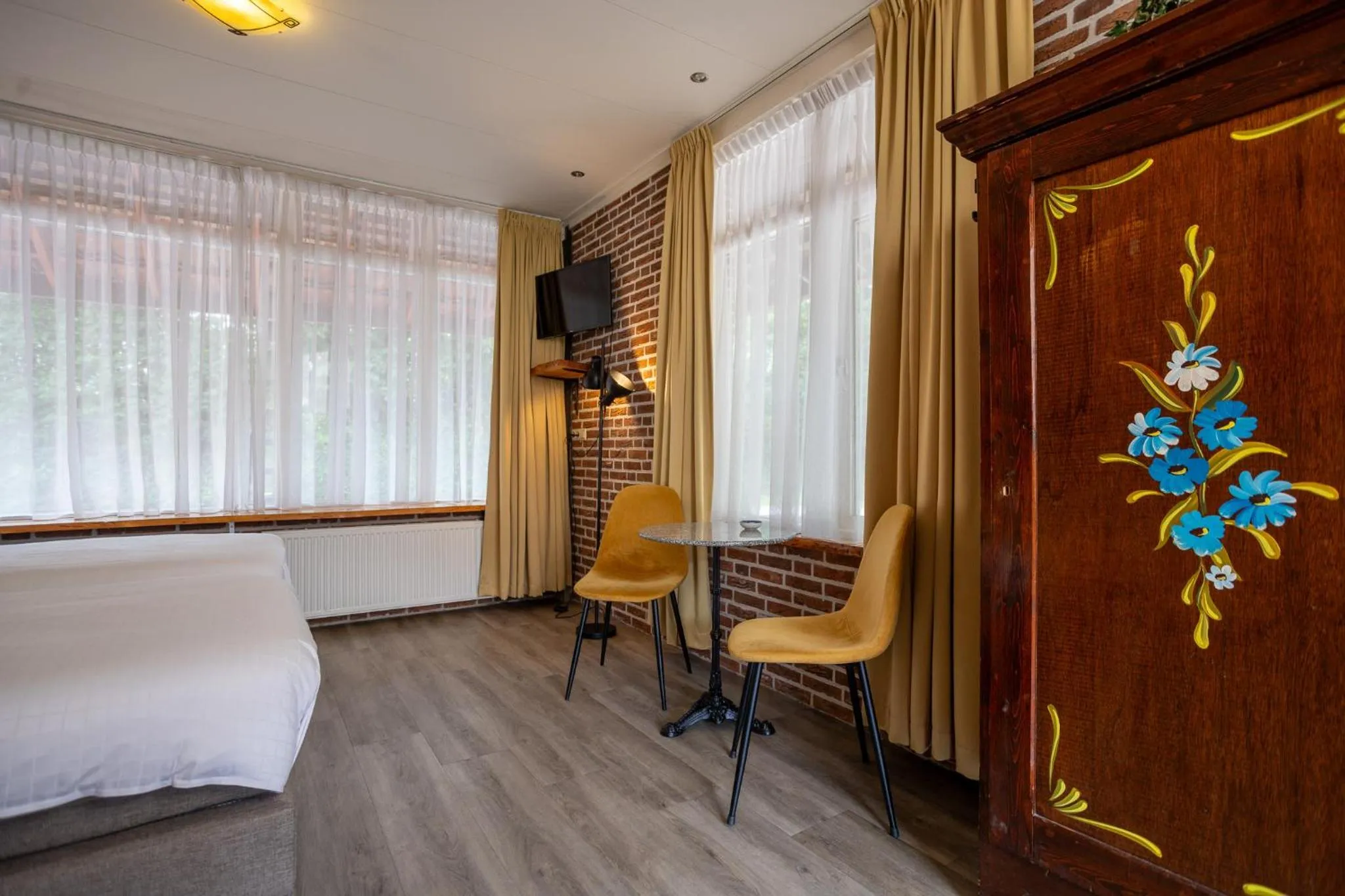 Seating area, Bed in Buitengoed de Panoven