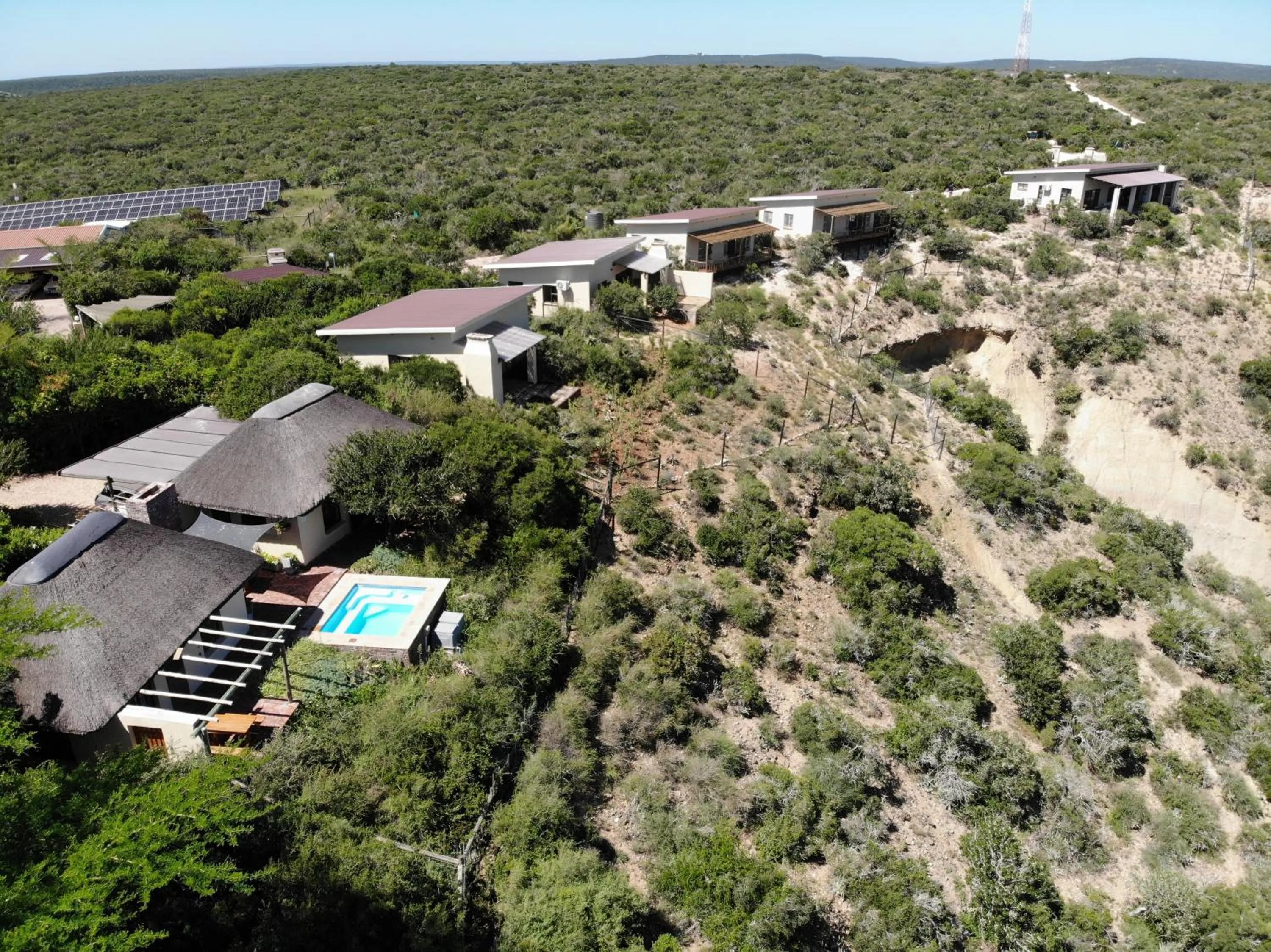 Bird's eye view in Hitgeheim Garden Cottages