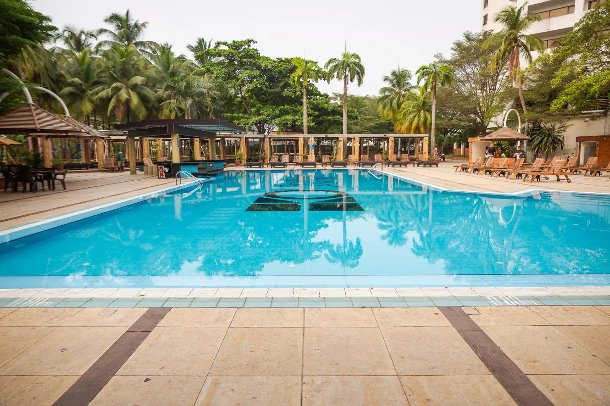 Swimming pool in Eko Hotel Gardens