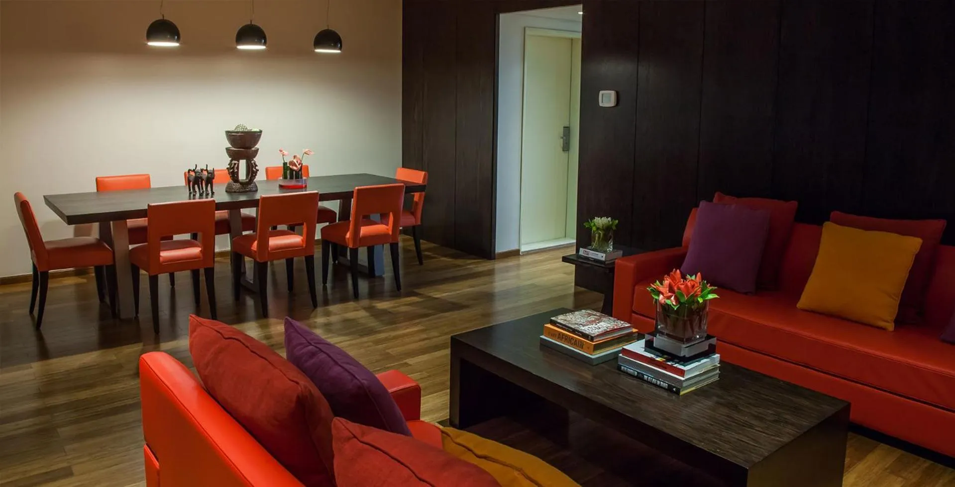 Living room in Eko Hotel Signature