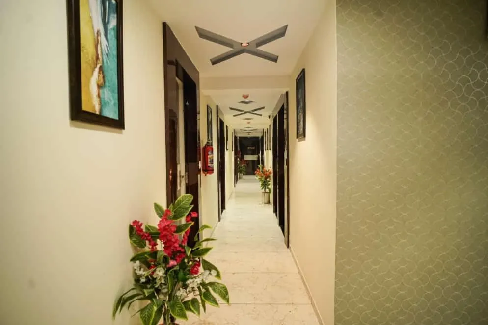 Lobby or reception in Hotel Mahaveer