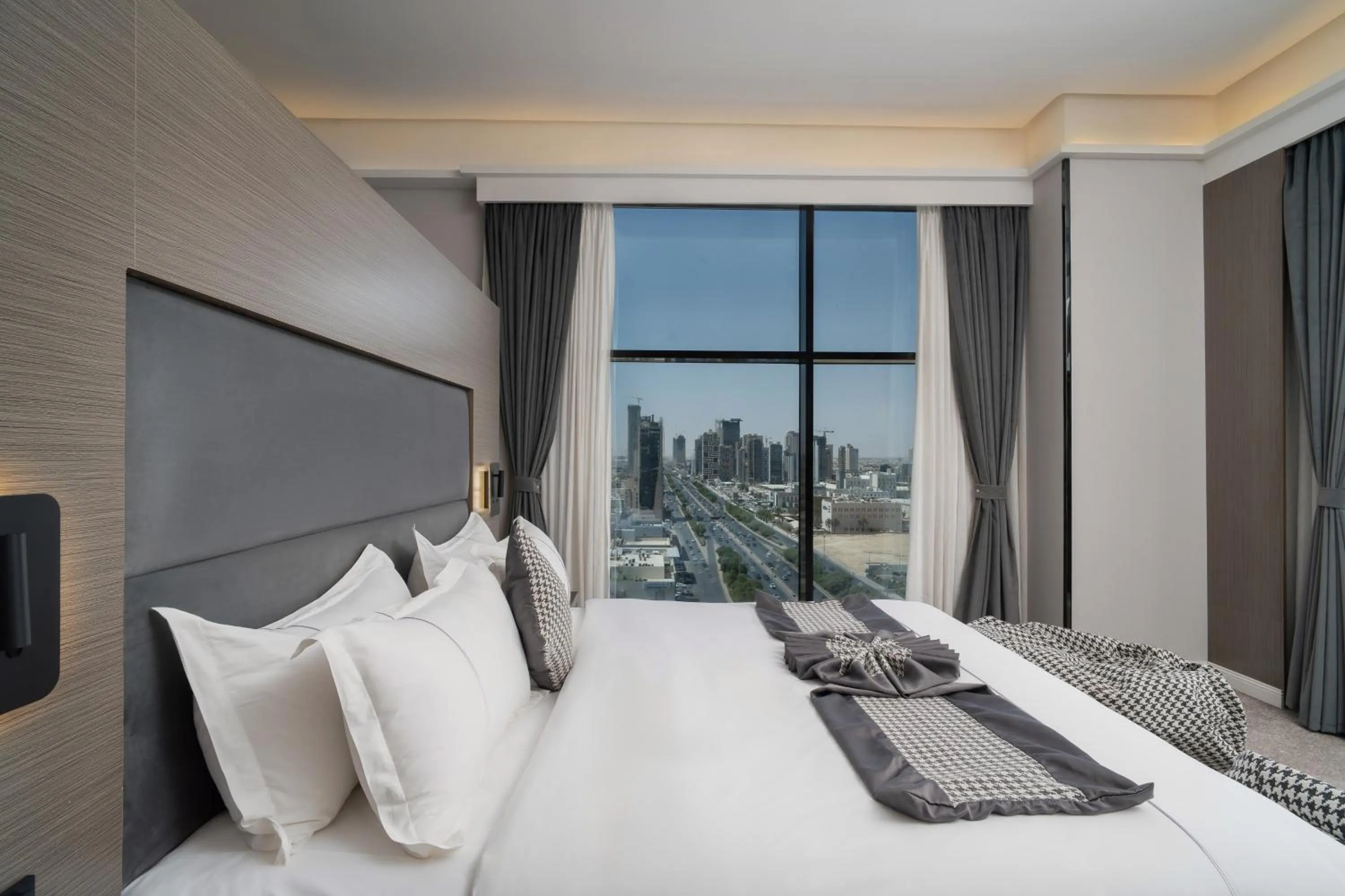 Bed in Msharef Almoden hotel