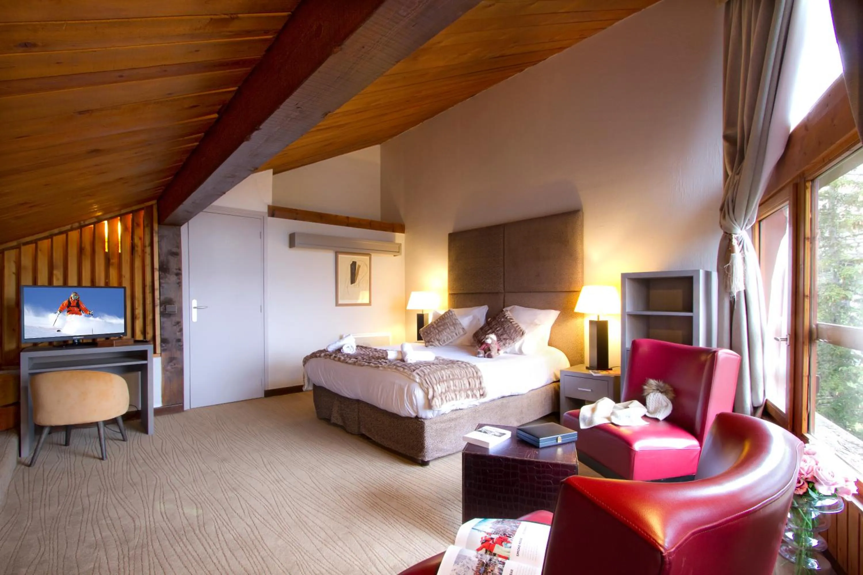 Bed in Odalys Hotel New Solarium