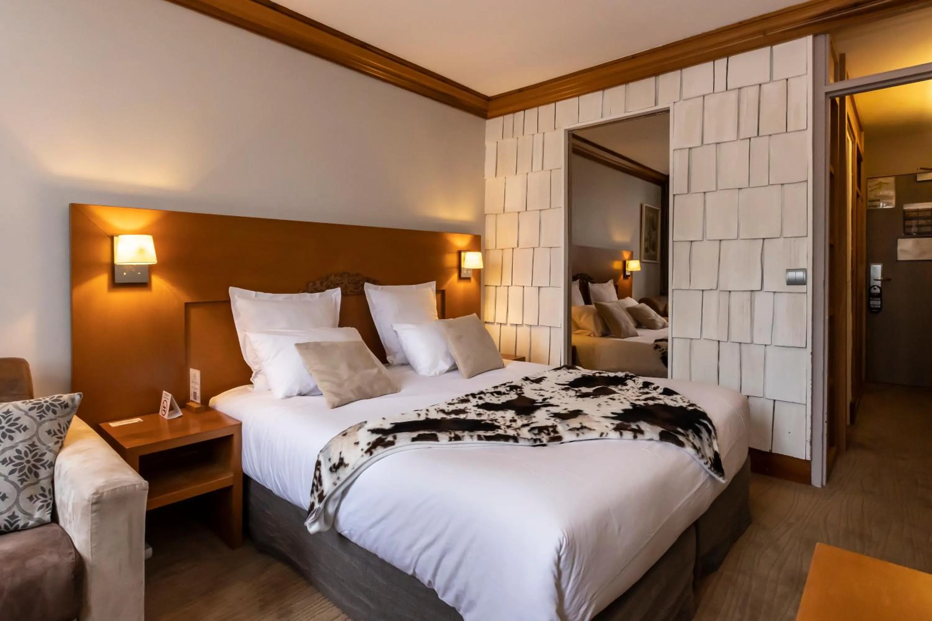 Bed in Odalys Hotel New Solarium