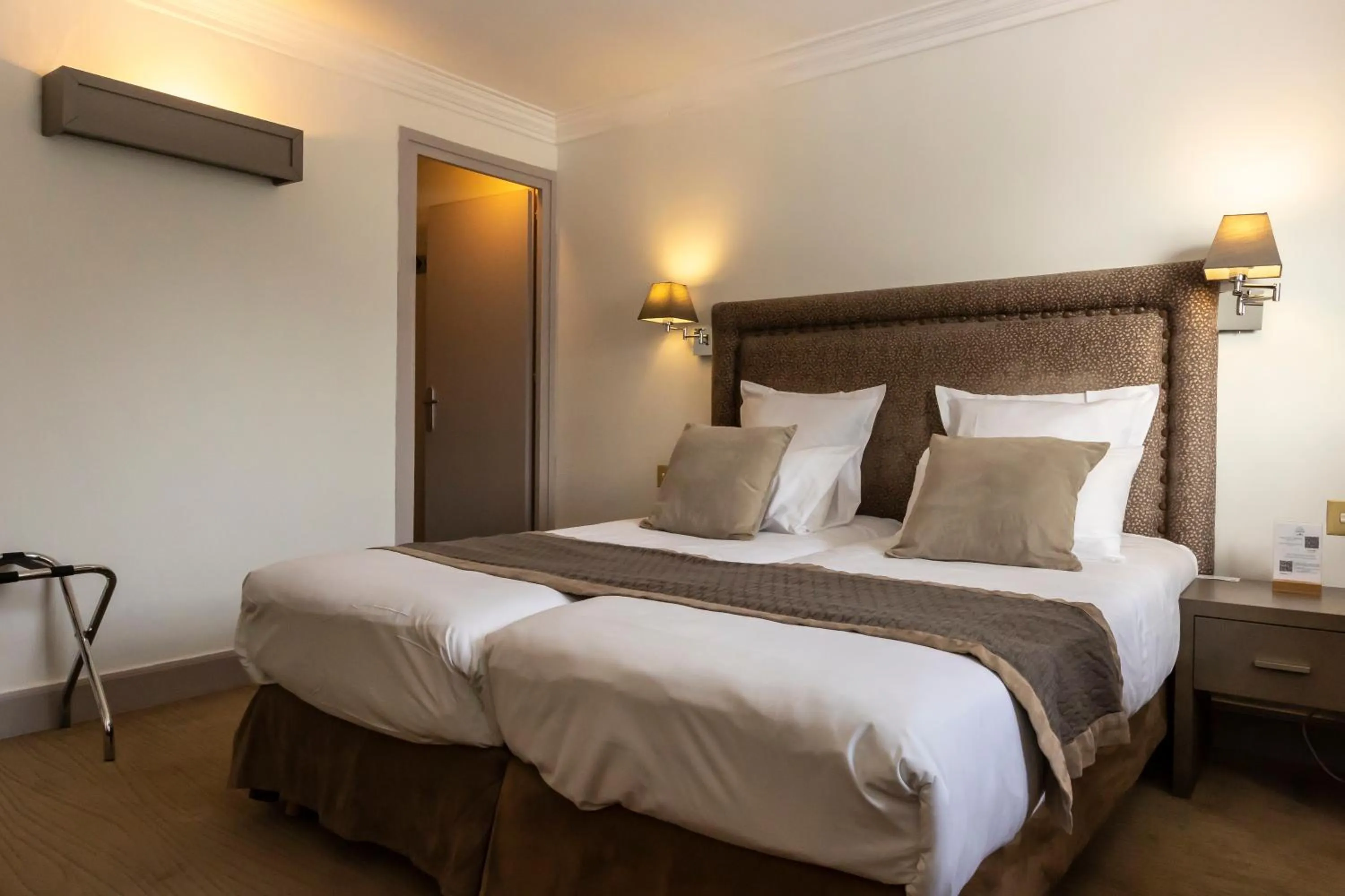 Bed in Odalys Hotel New Solarium