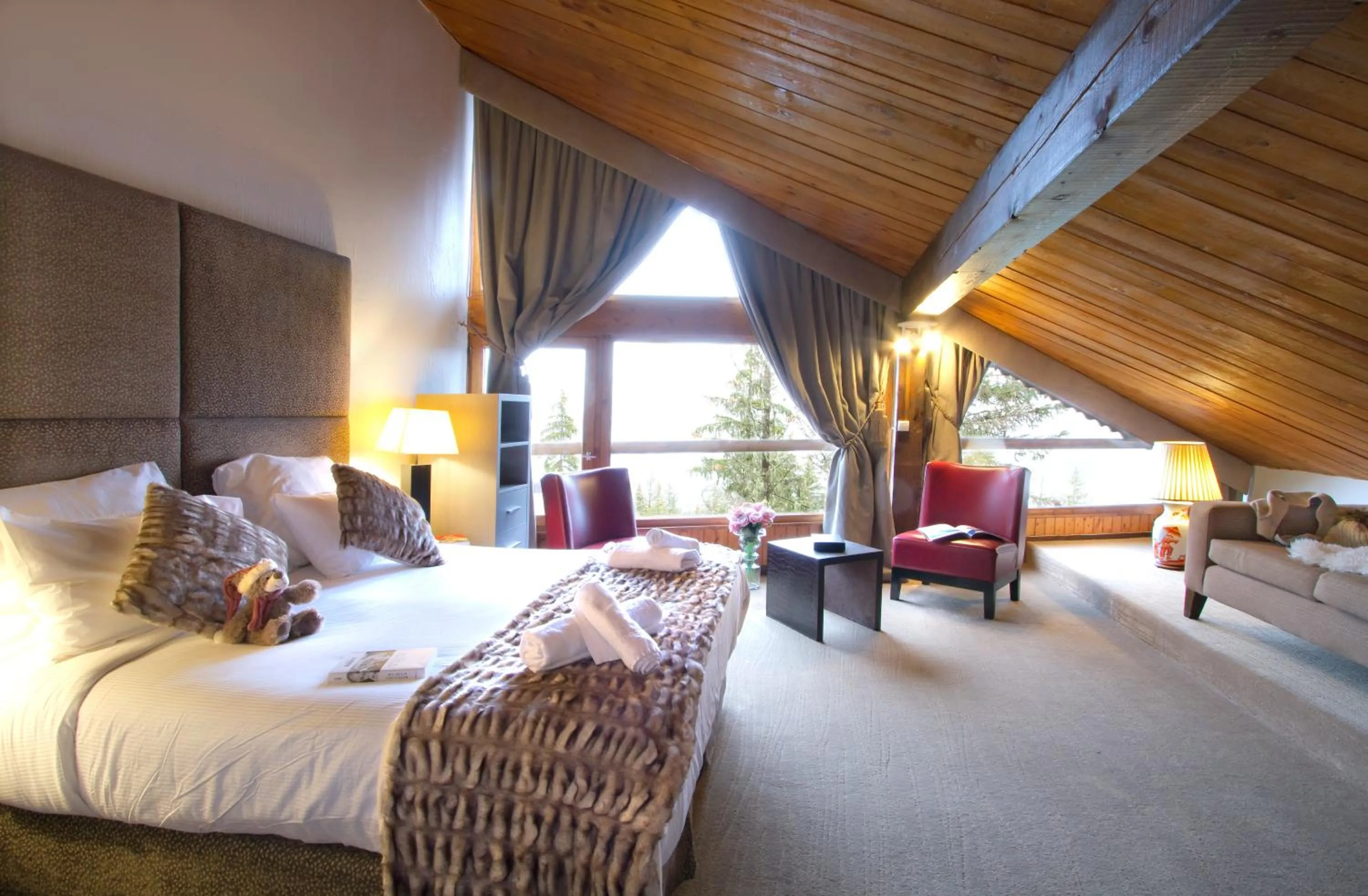 Bed in Odalys Hotel New Solarium