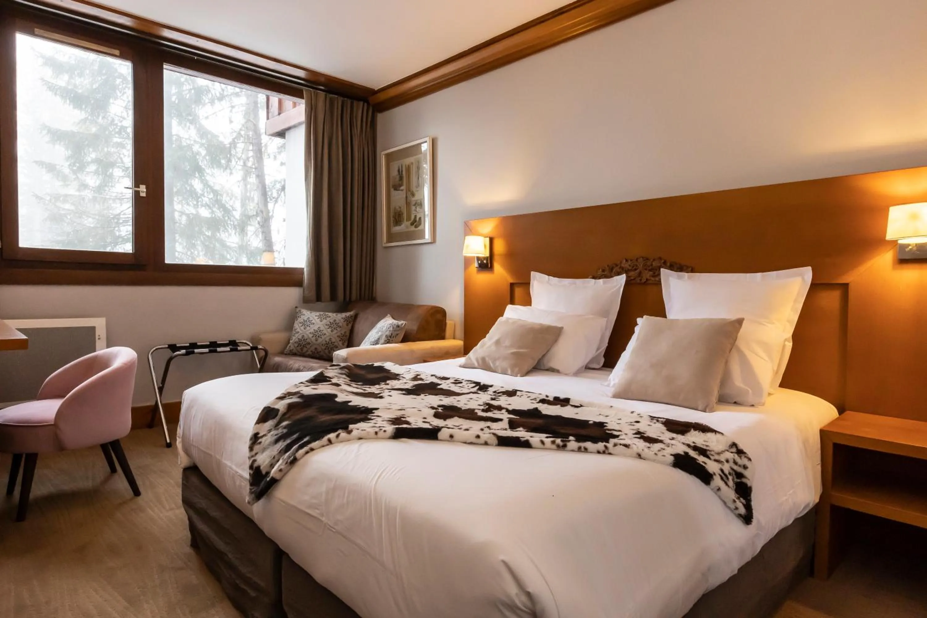 Bed in Odalys Hotel New Solarium