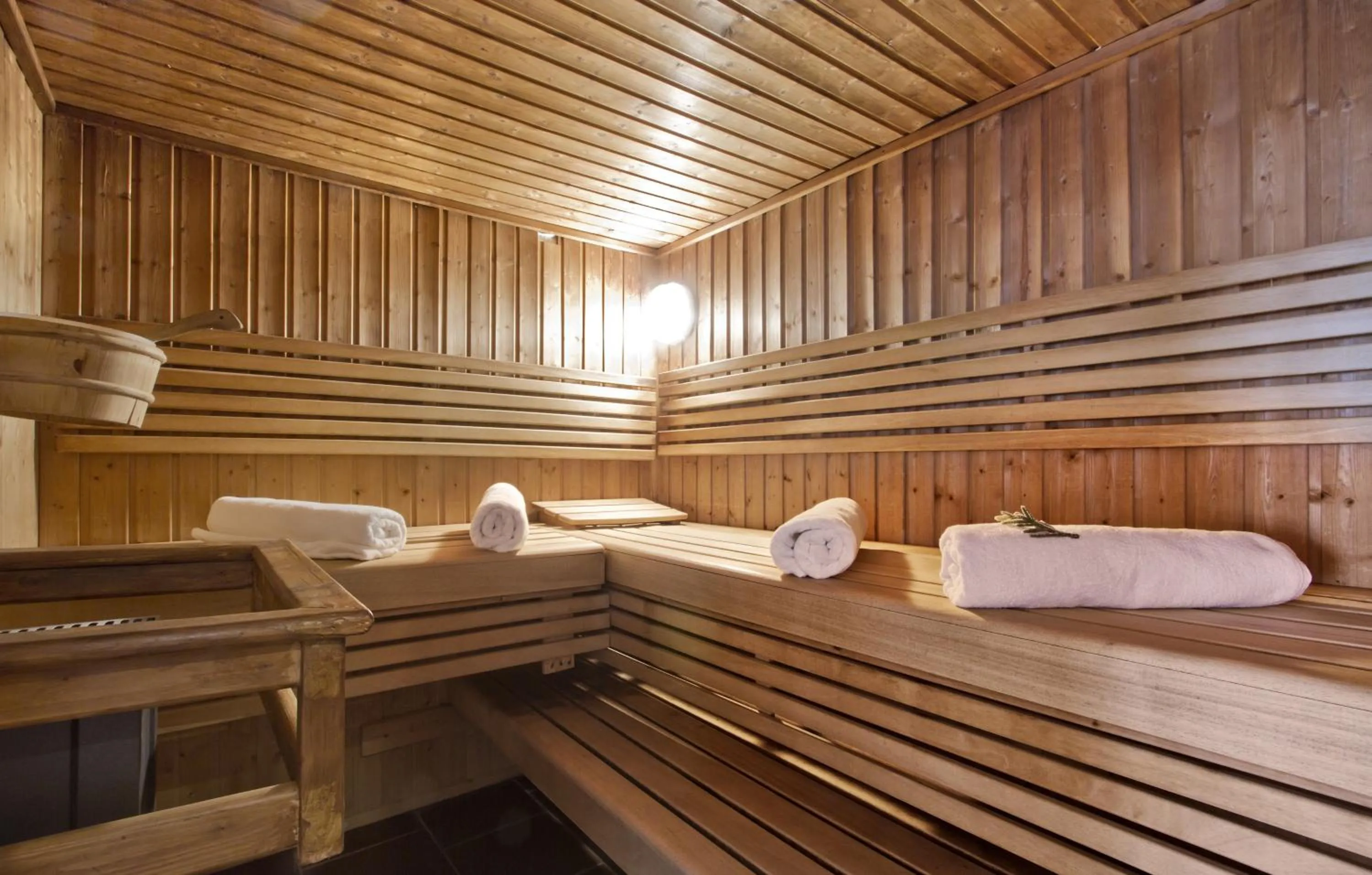 Sauna in Odalys Hotel New Solarium