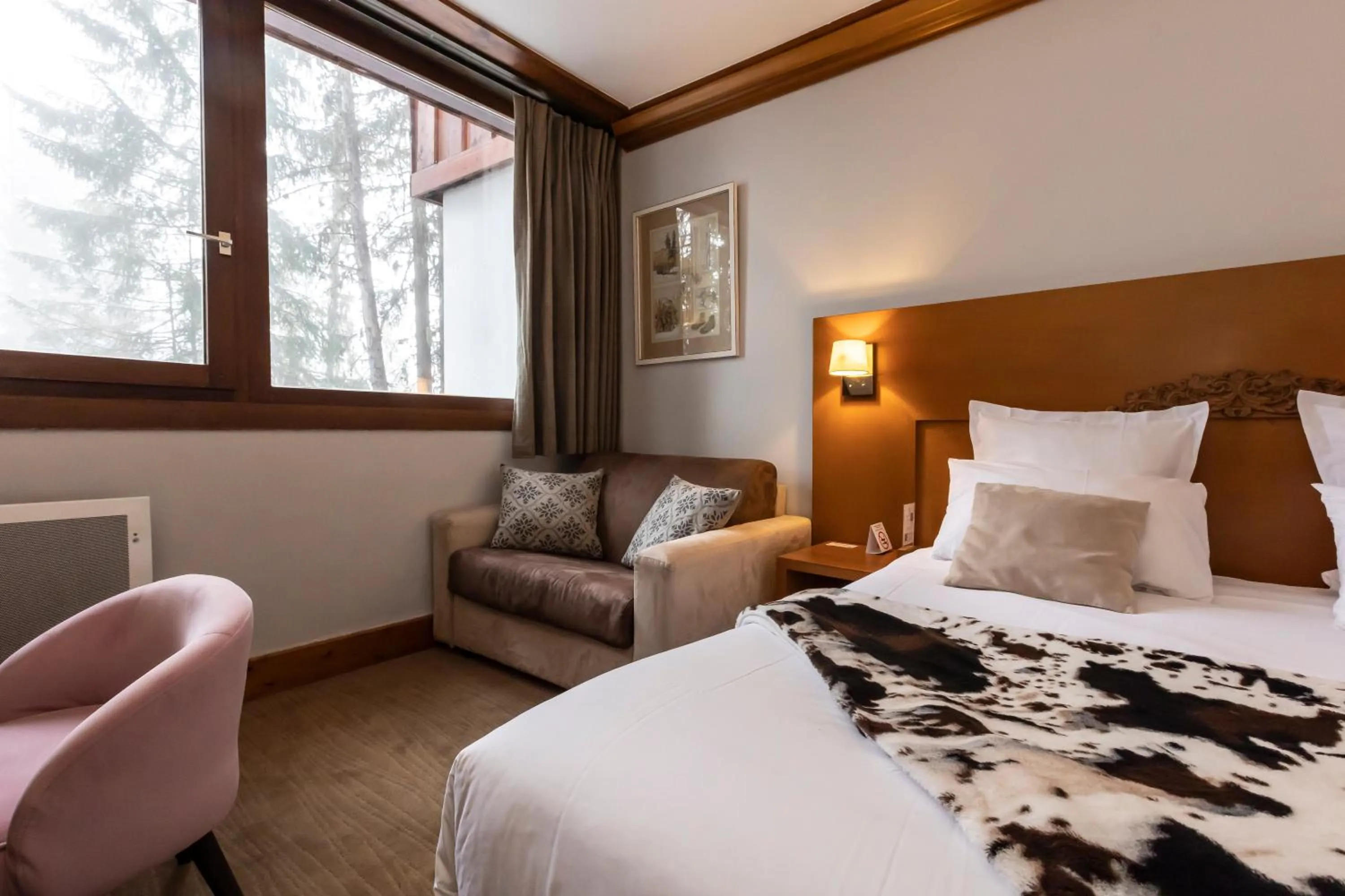 Bed in Odalys Hotel New Solarium