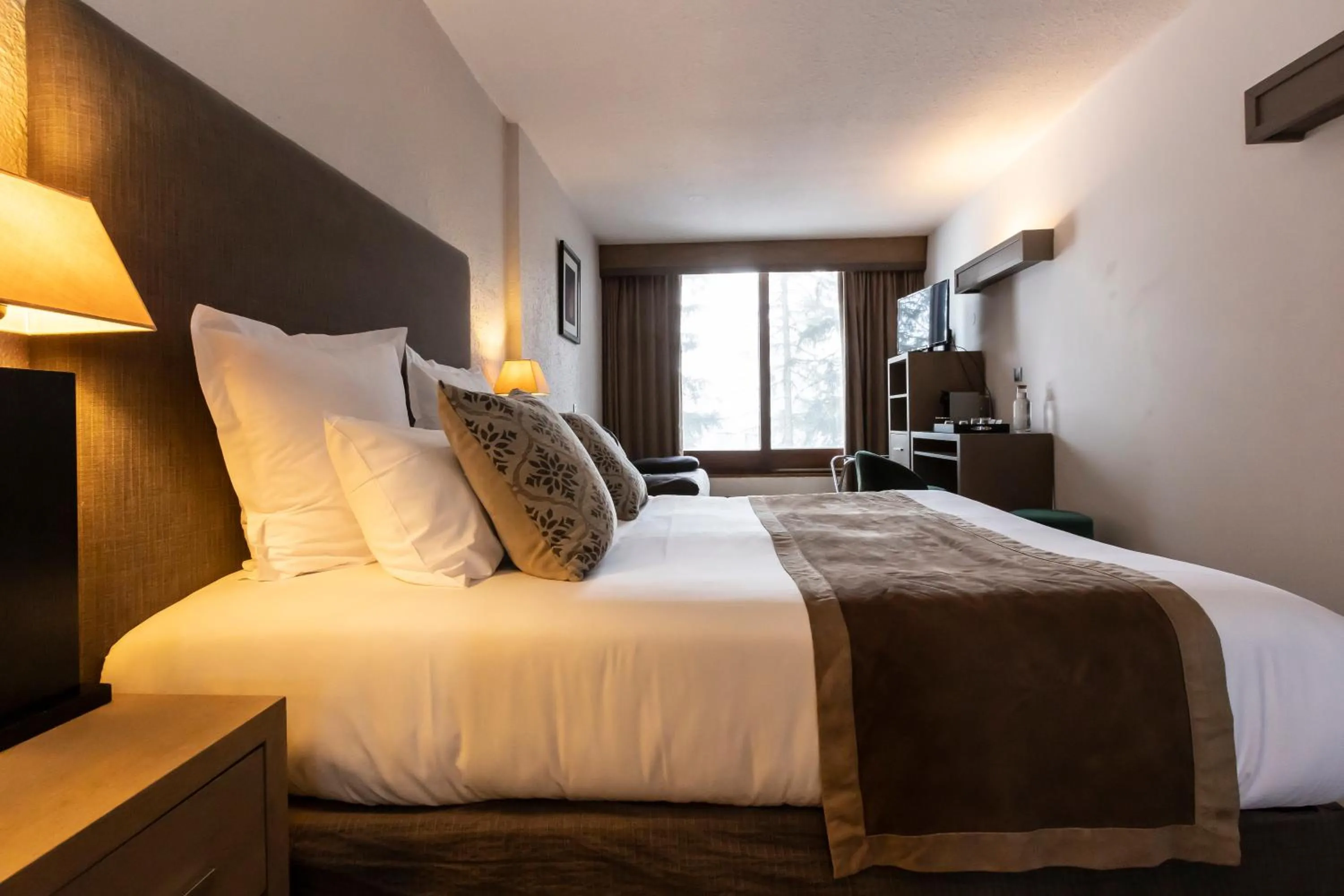 Bed in Odalys Hotel New Solarium