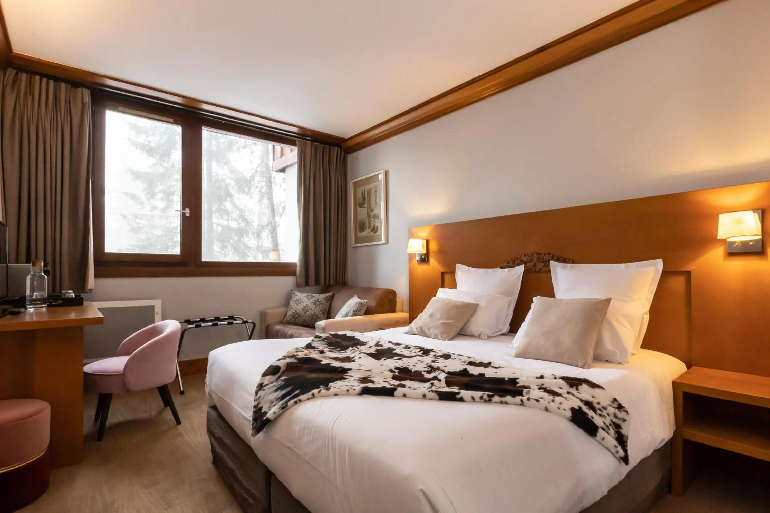 Bed in Odalys Hotel New Solarium