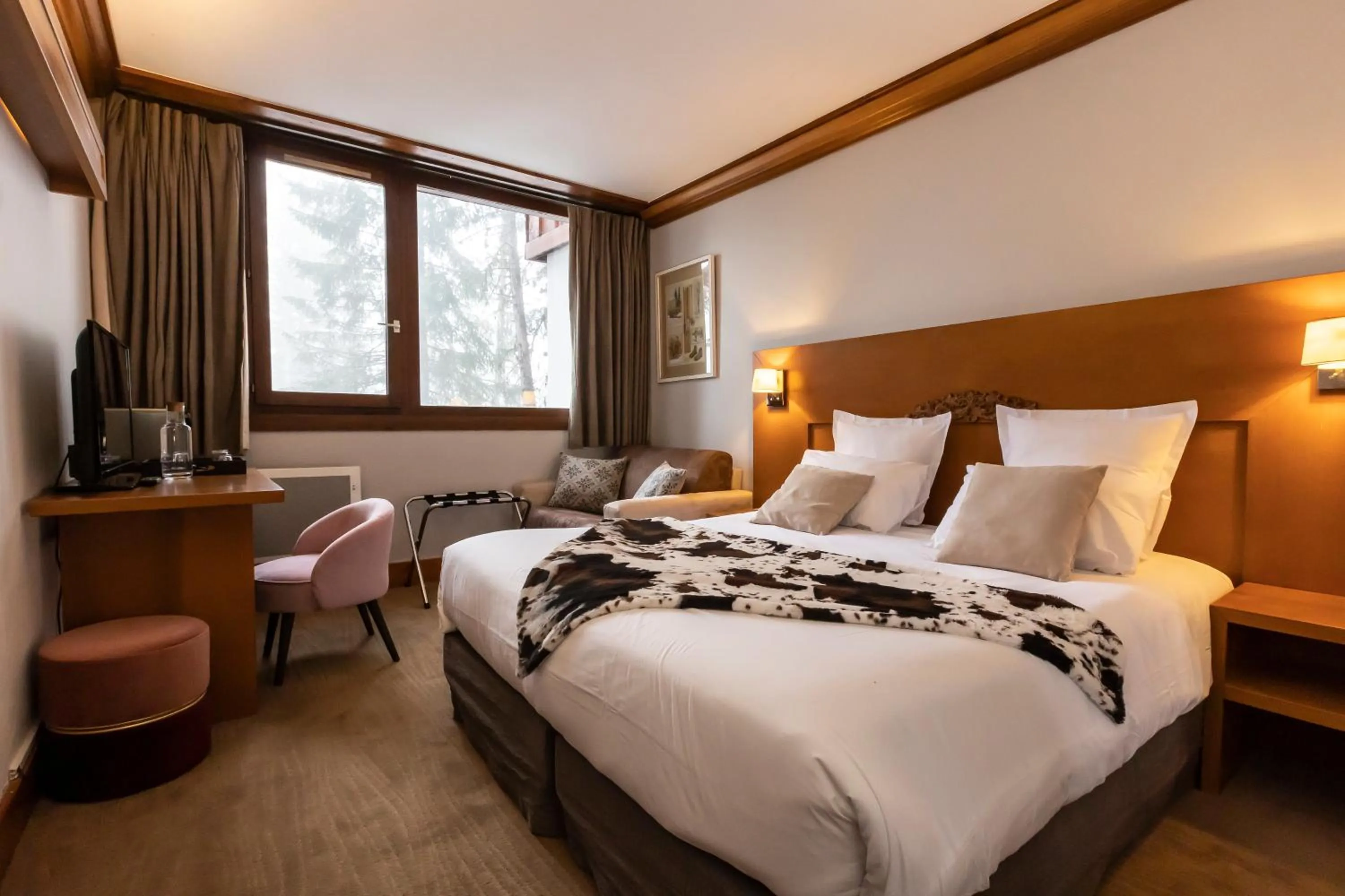 Bed in Odalys Hotel New Solarium