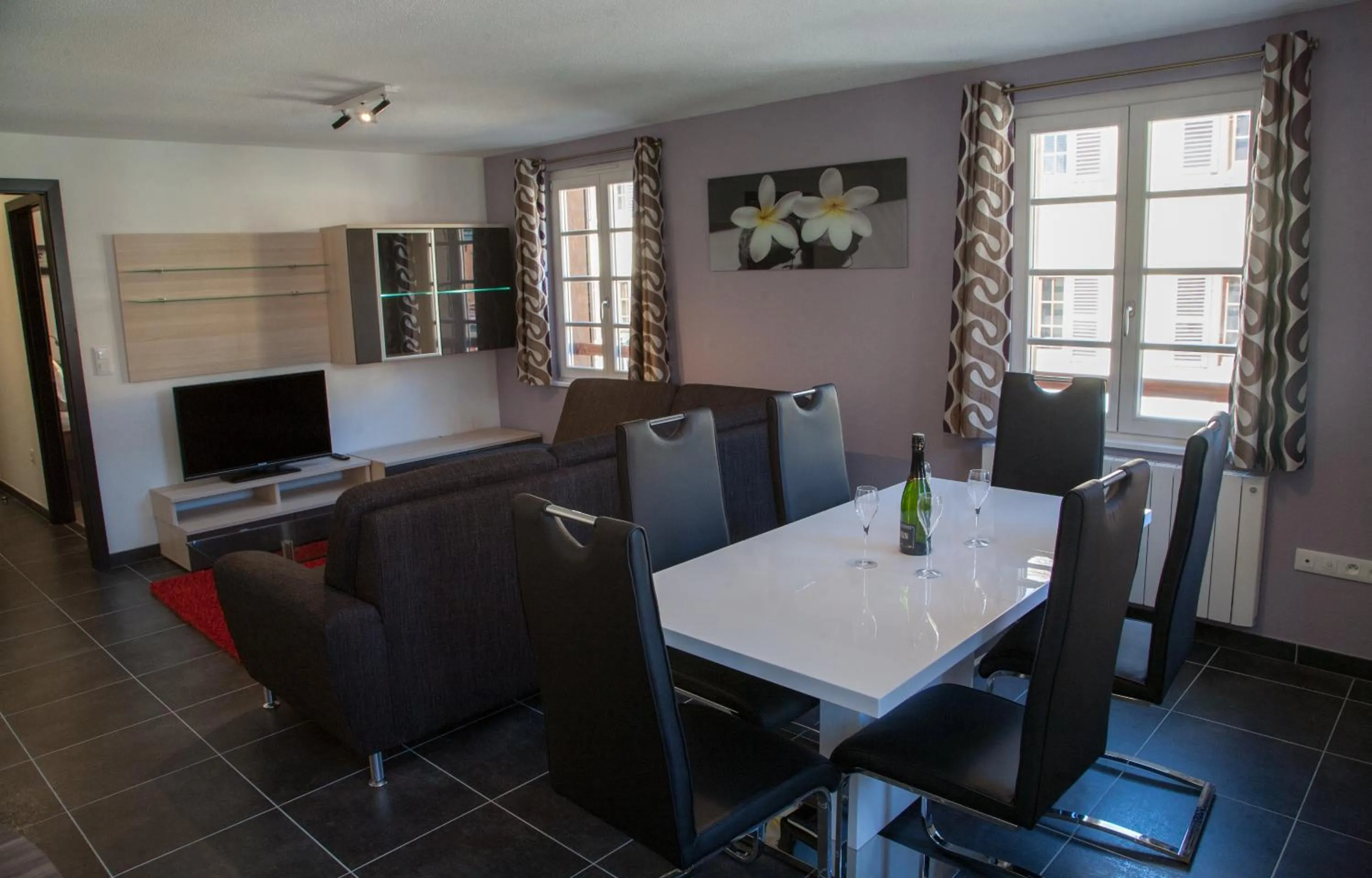 TV and multimedia in Appartements Le Hupsa Pfannala