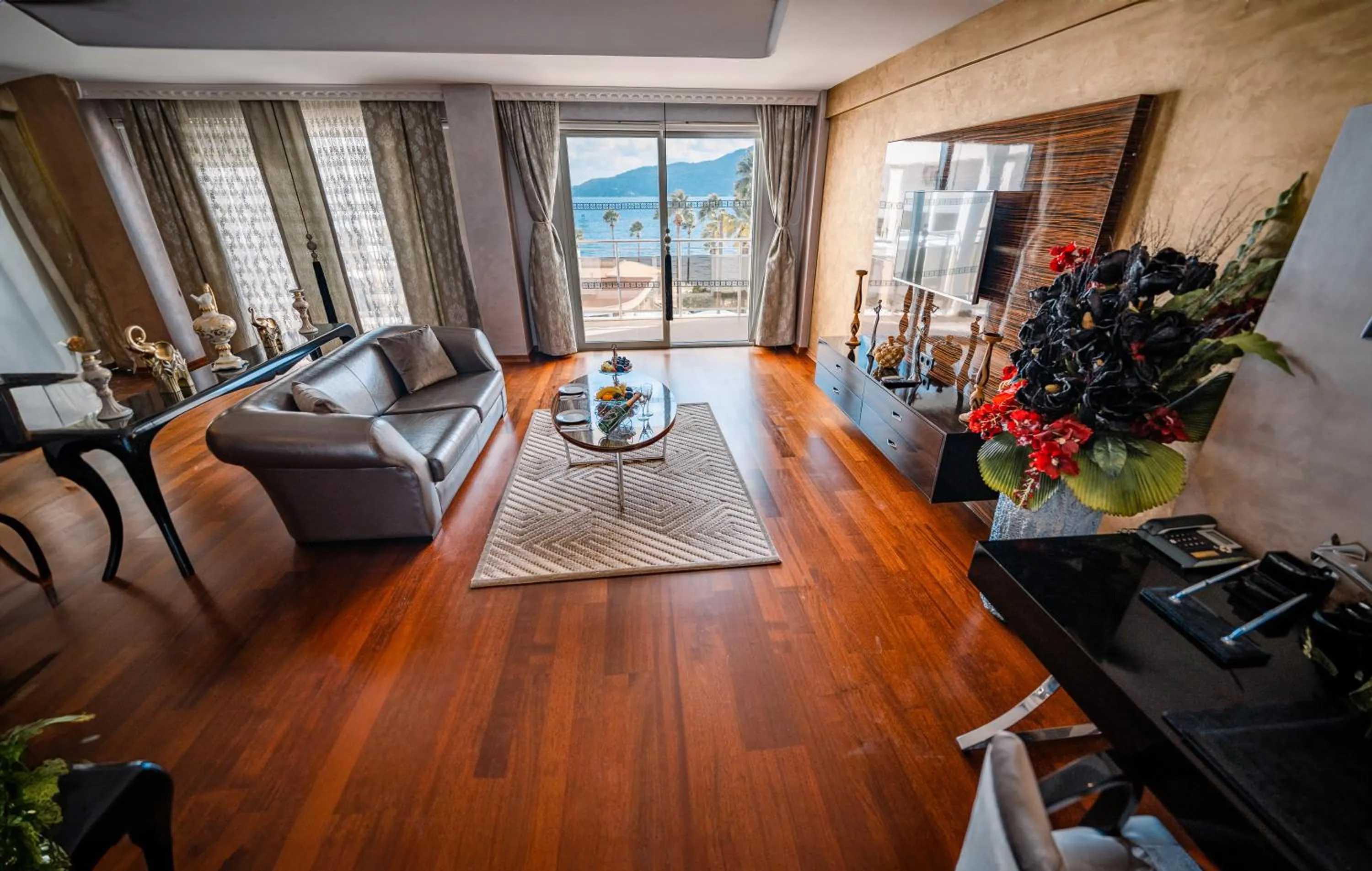 Seating area in Prime Beach Hotel