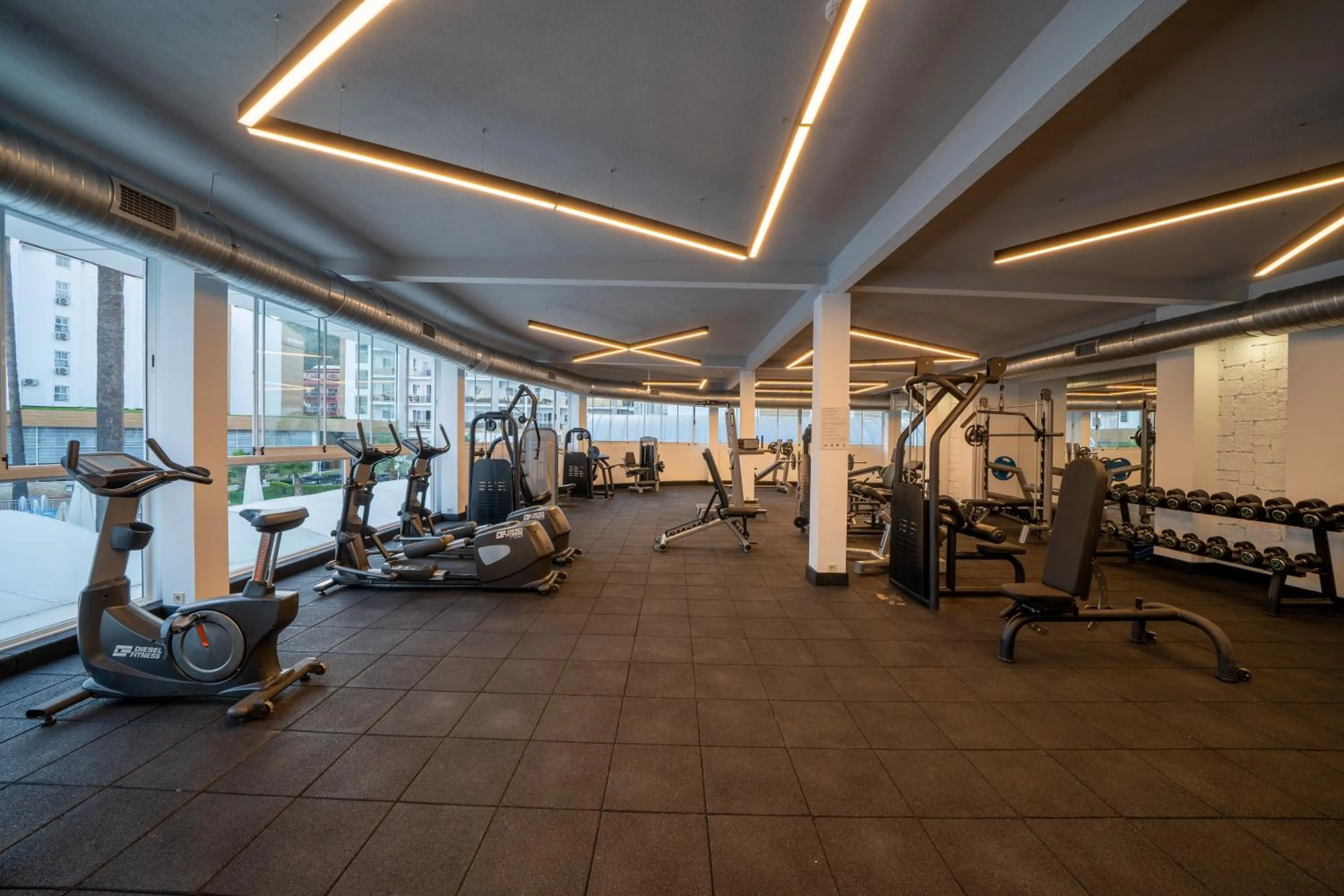 Fitness centre/facilities in Prime Beach Hotel