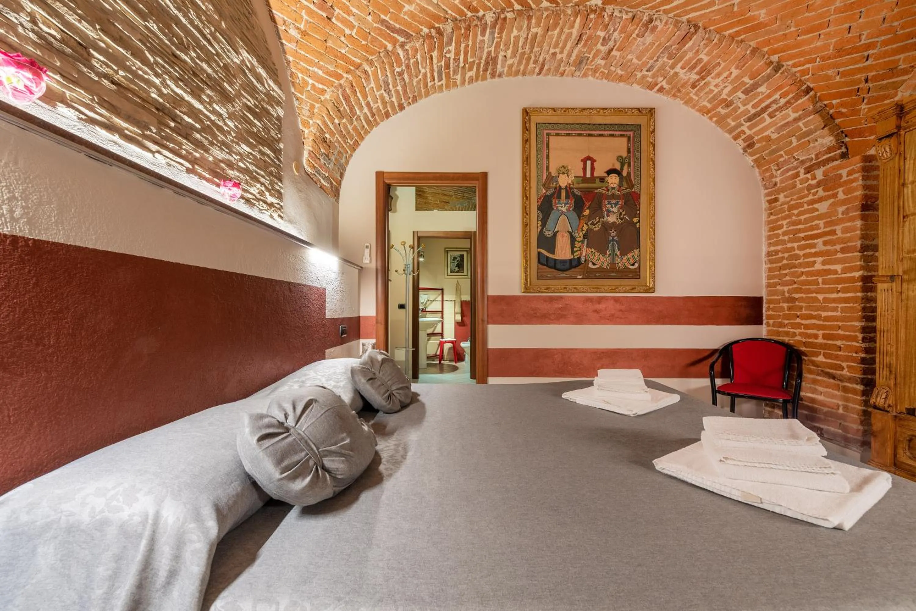 Bedroom, Bed in Villa Mery