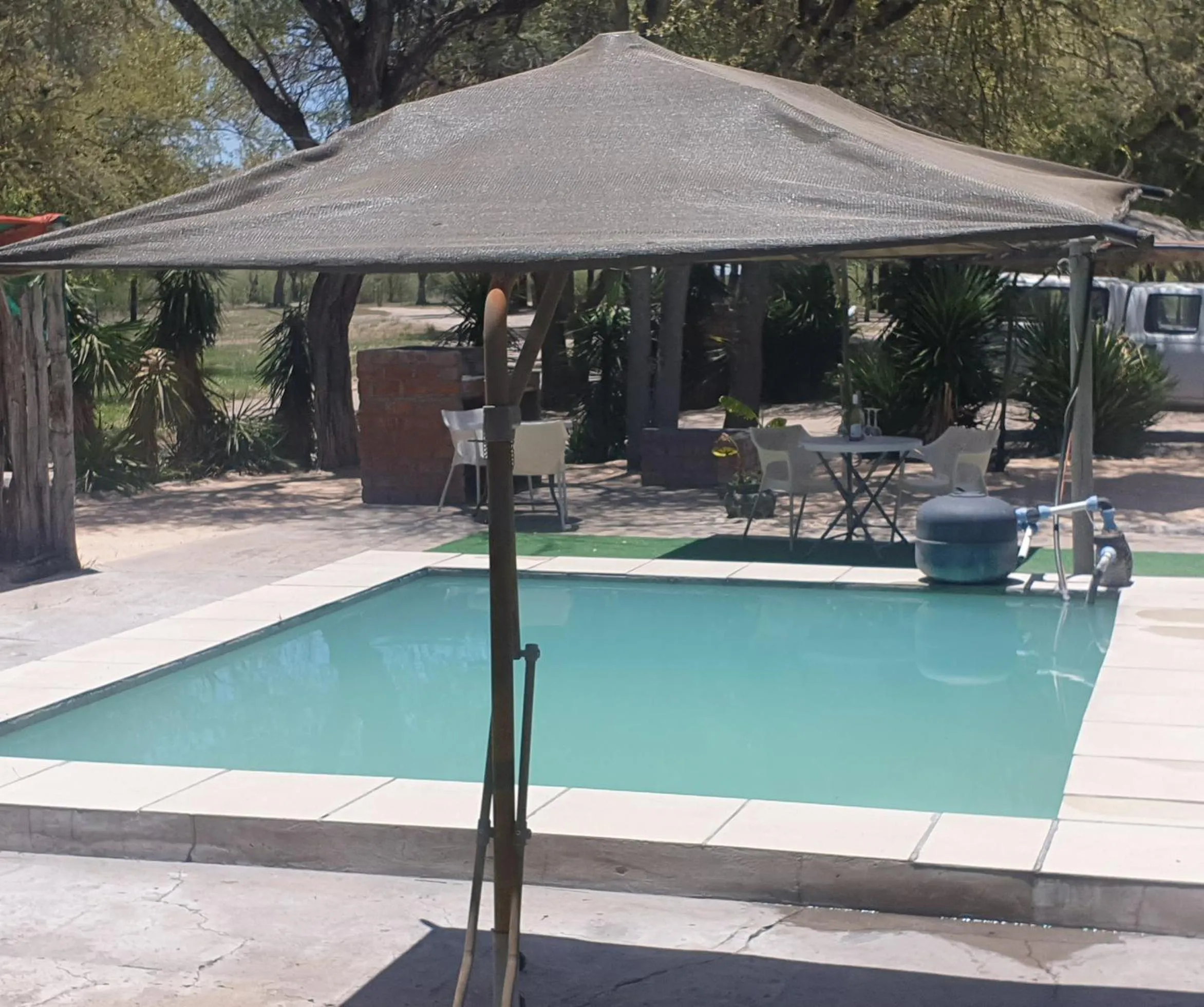 Swimming pool in Paradise Camp Game Lodge