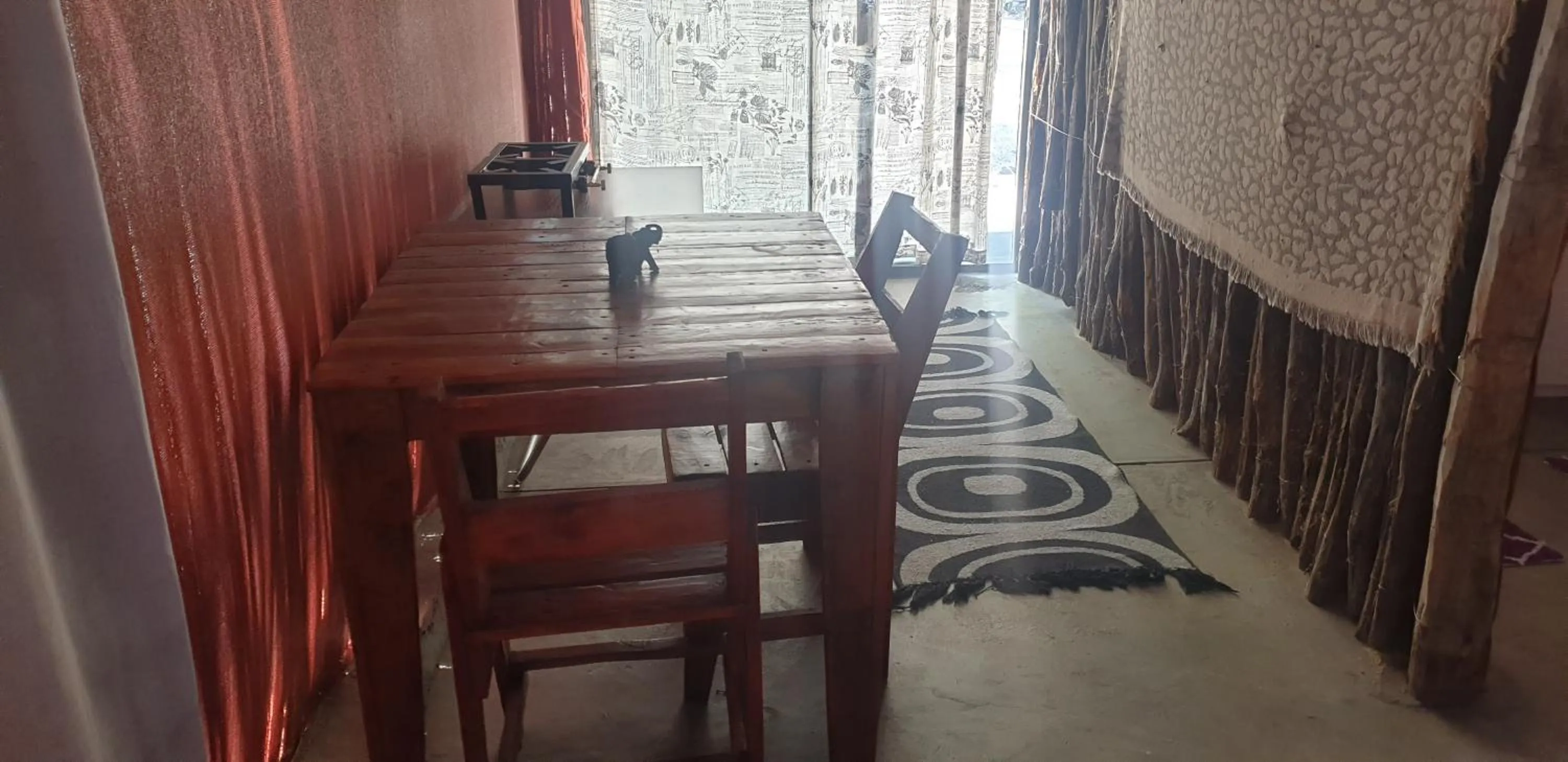 Living room in Paradise Camp Game Lodge